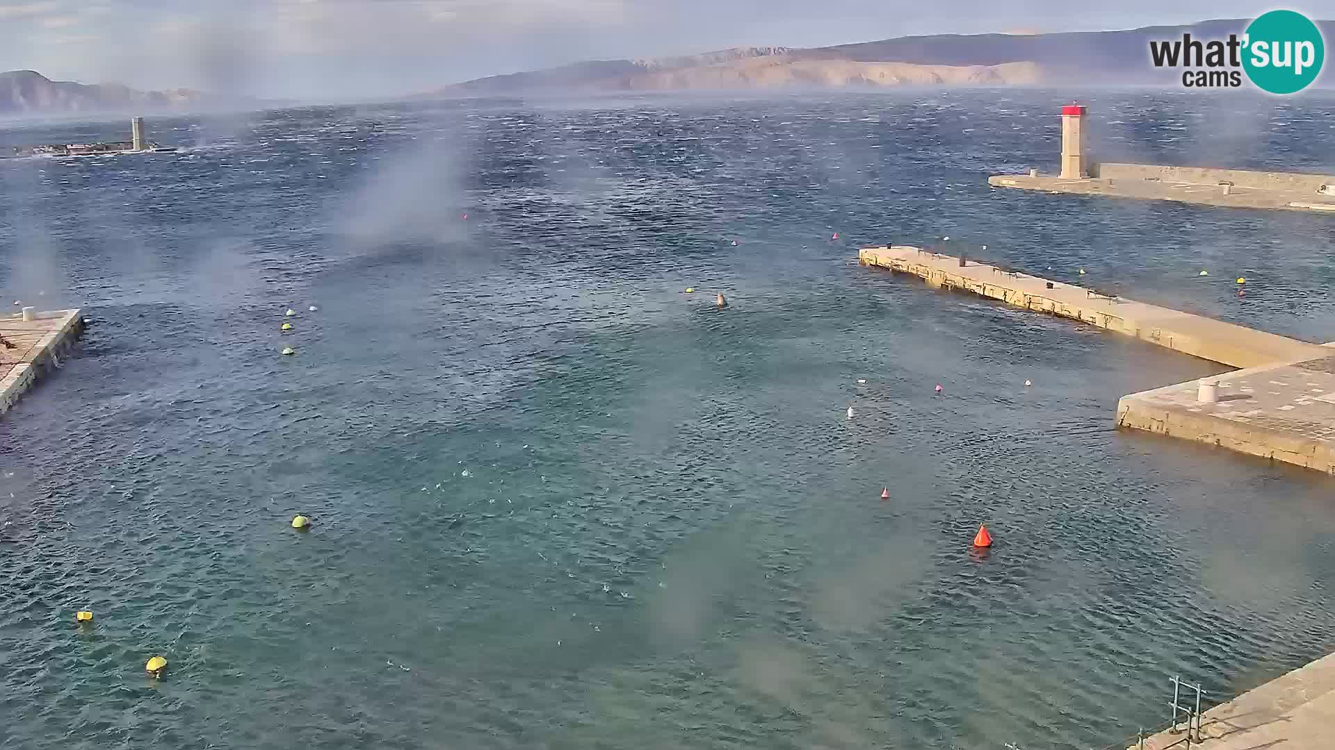 Senj Spletna kamera – pogled na obalo Senja