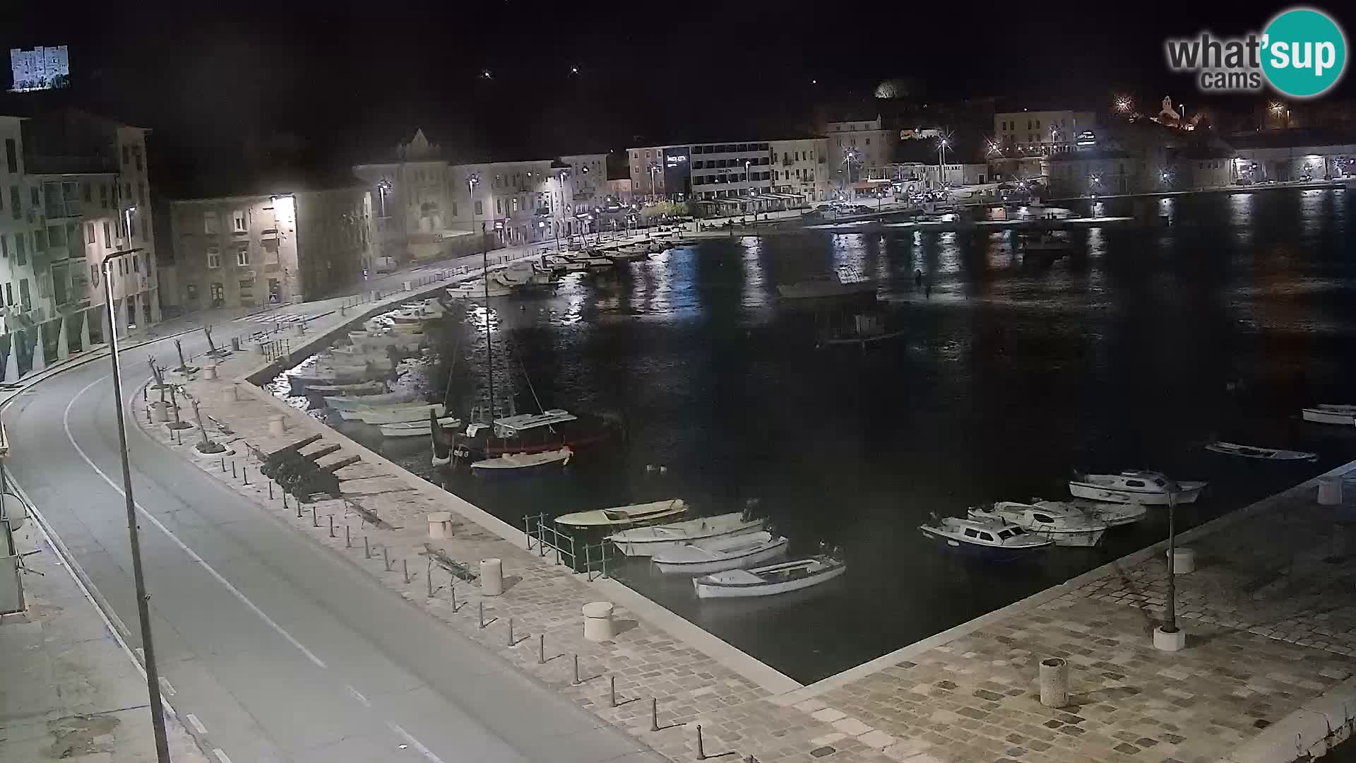 Senj Webcam – Panoramic view of Senj riva