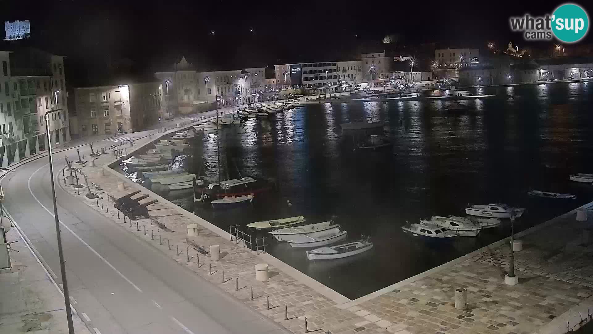 Senj camera en vivo – Vista panorámica de Senj riva
