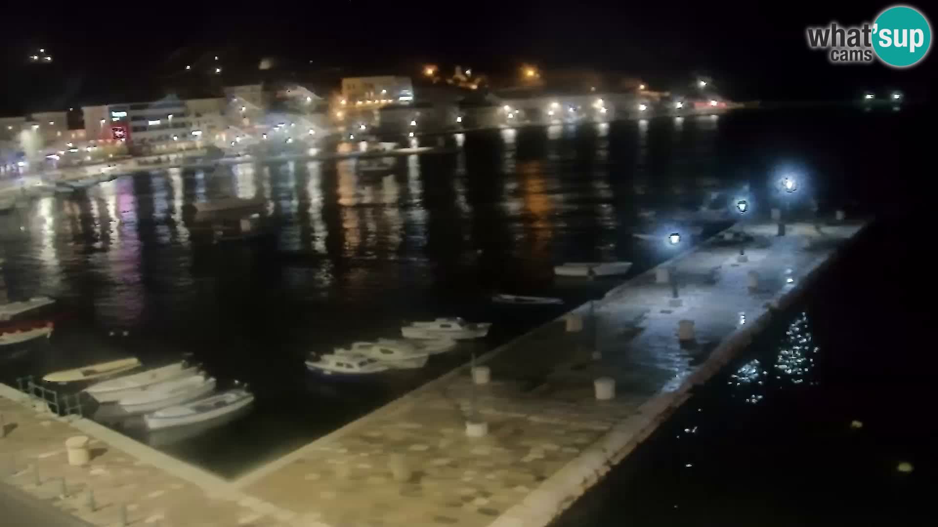 Senj Spletna kamera – pogled na obalo Senja