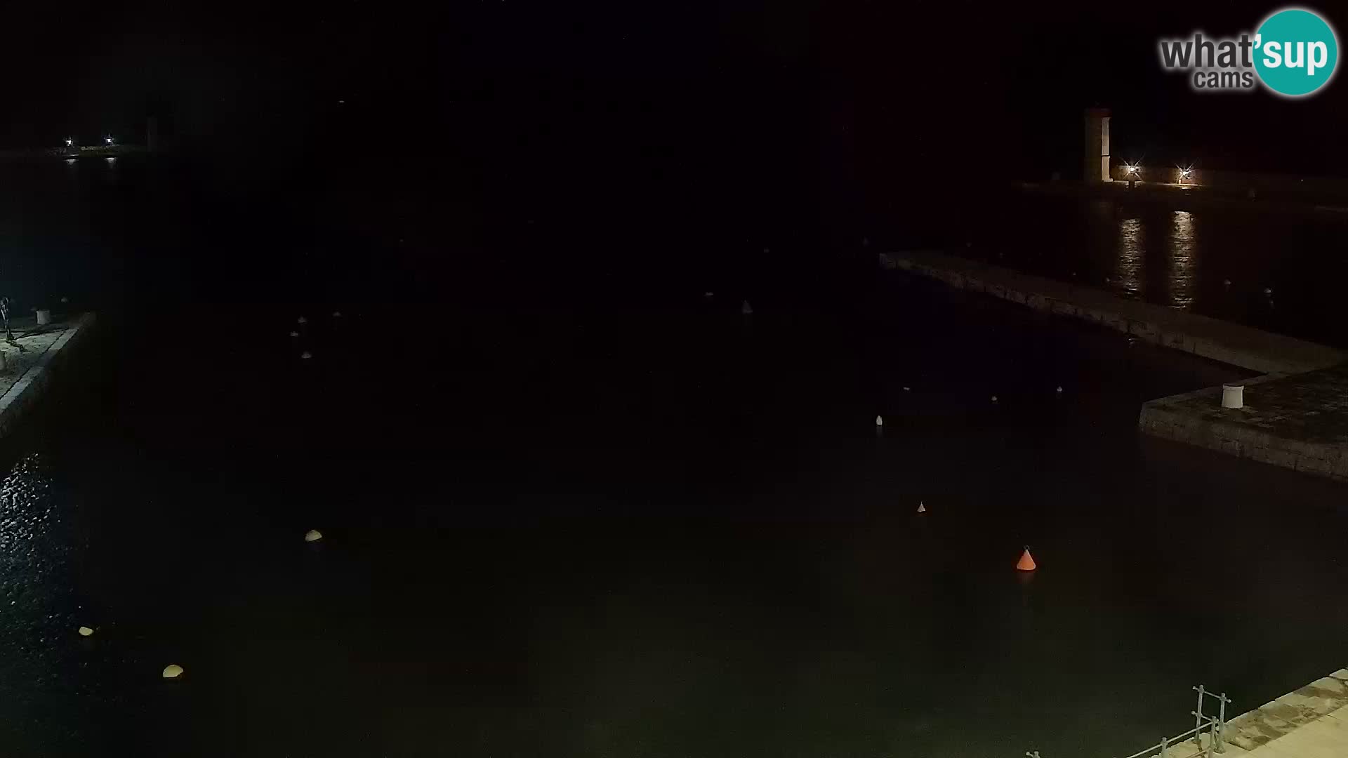 Webcam Senj – Panoramablick auf die Riva Senj