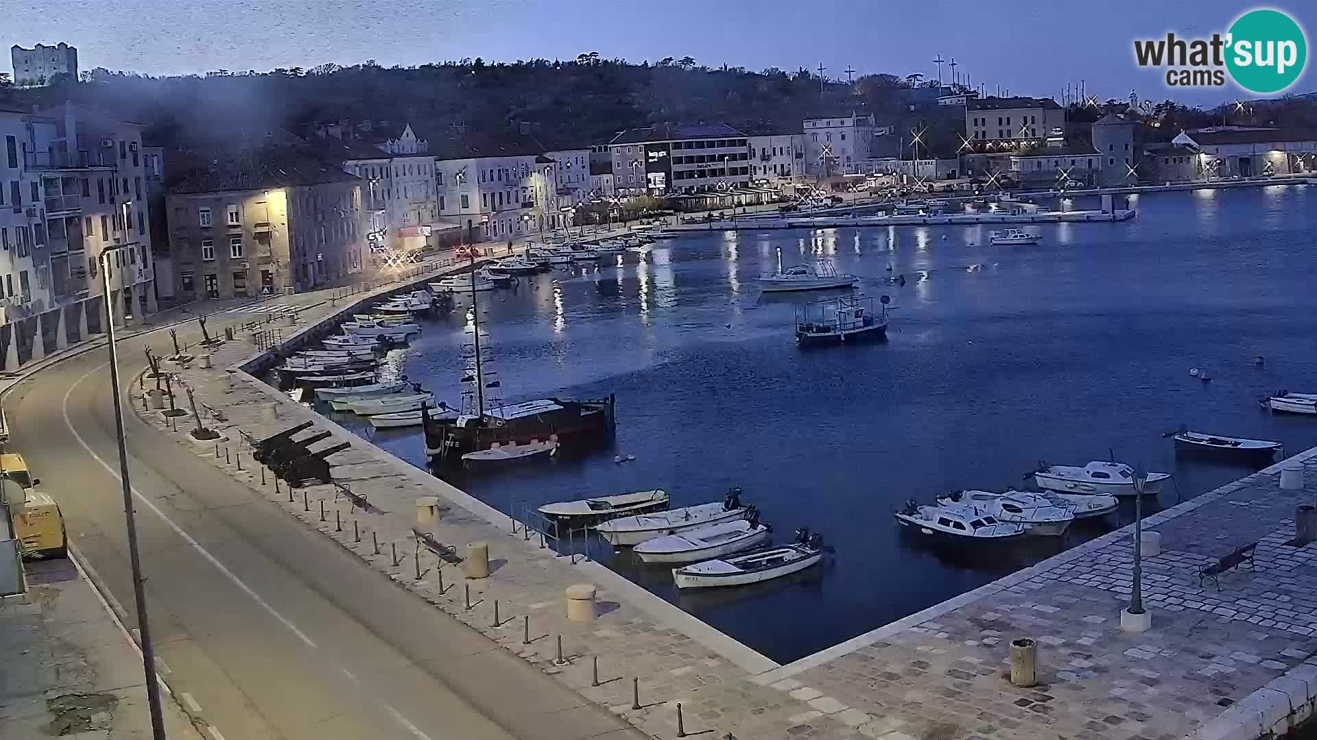 Senj Spletna kamera – pogled na obalo Senja