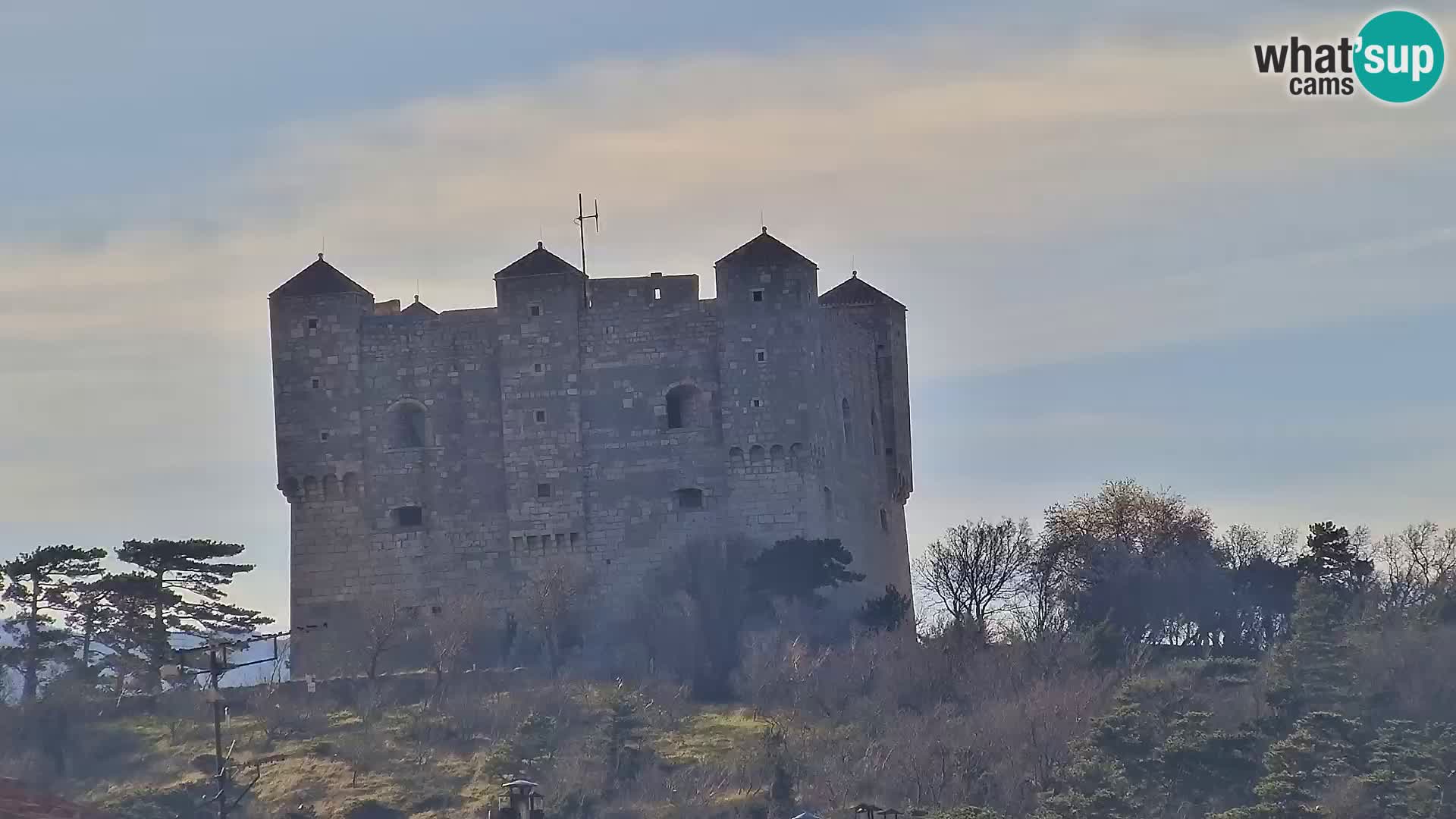 Livecam Senj – Vue panoramique de Senj riva