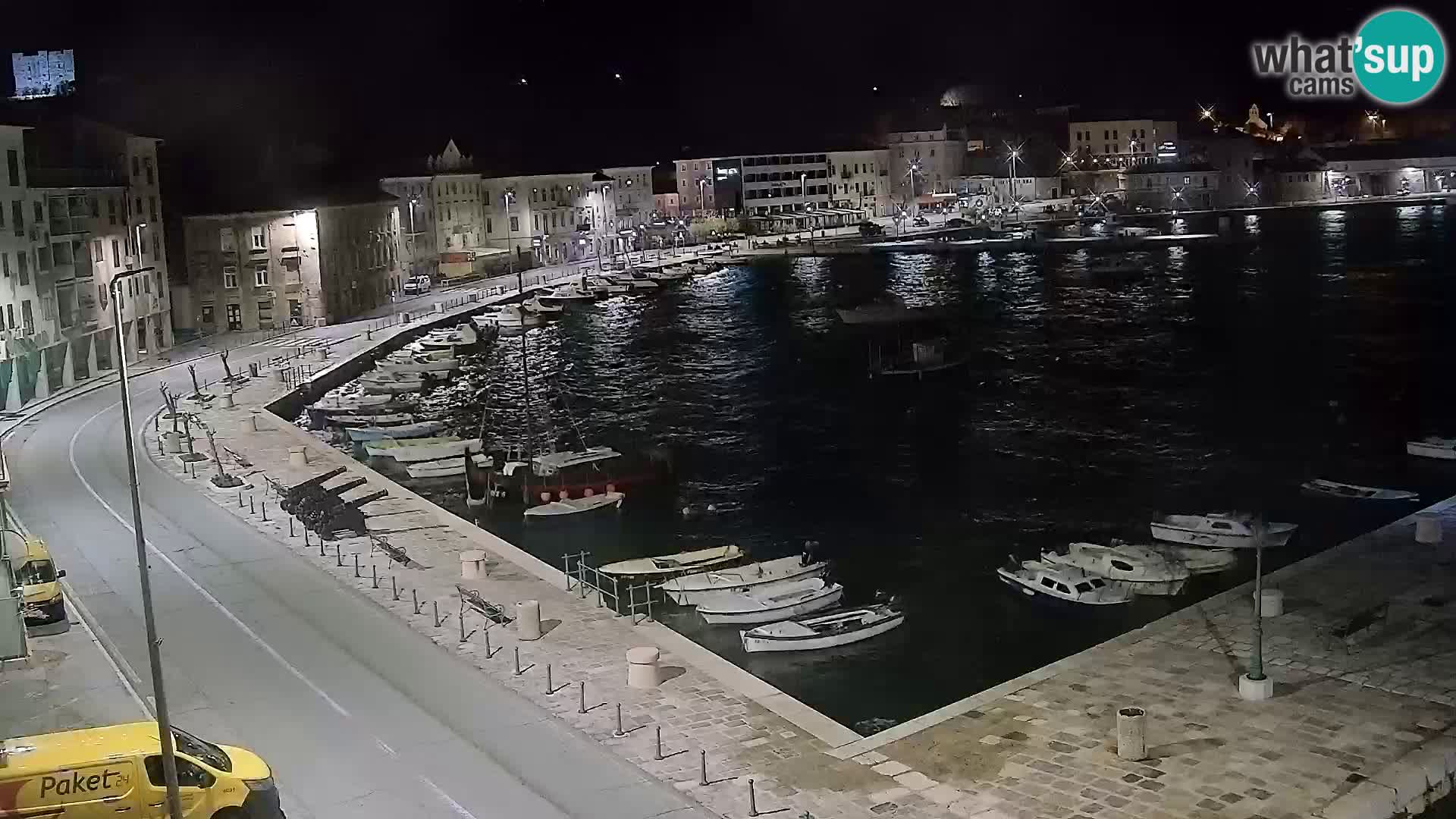 Senj Webcam – Panoramic view of Senj riva