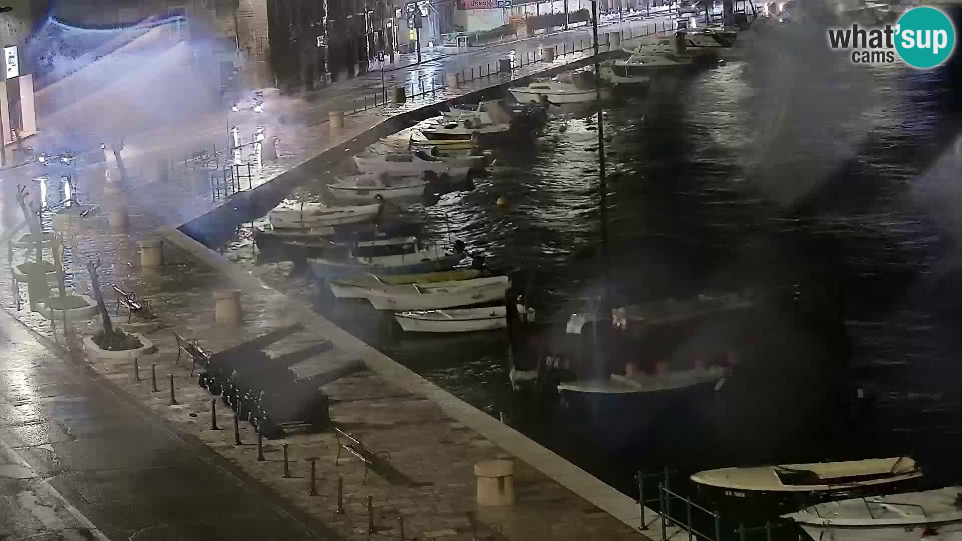 Kamera u živo Senj – Panoramski pogled na senjsku rivu