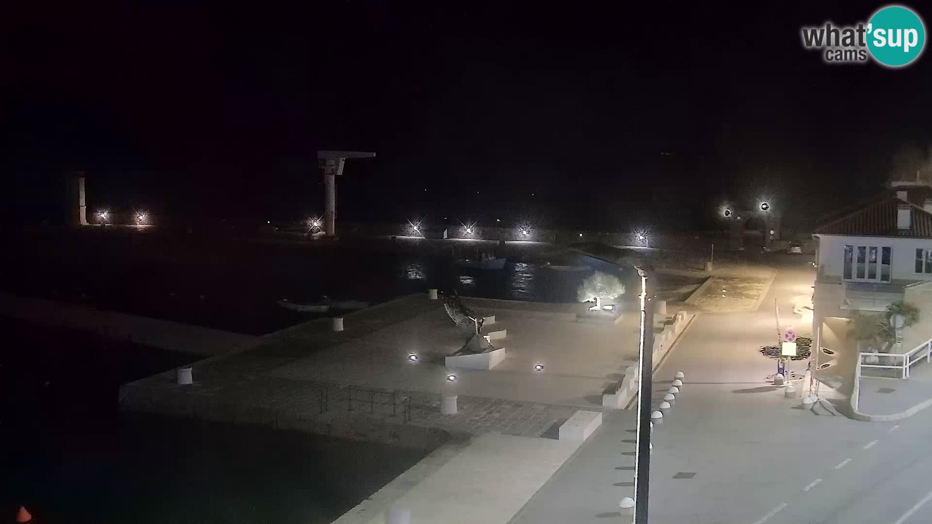 Senj camera en vivo – Vista panorámica de Senj riva