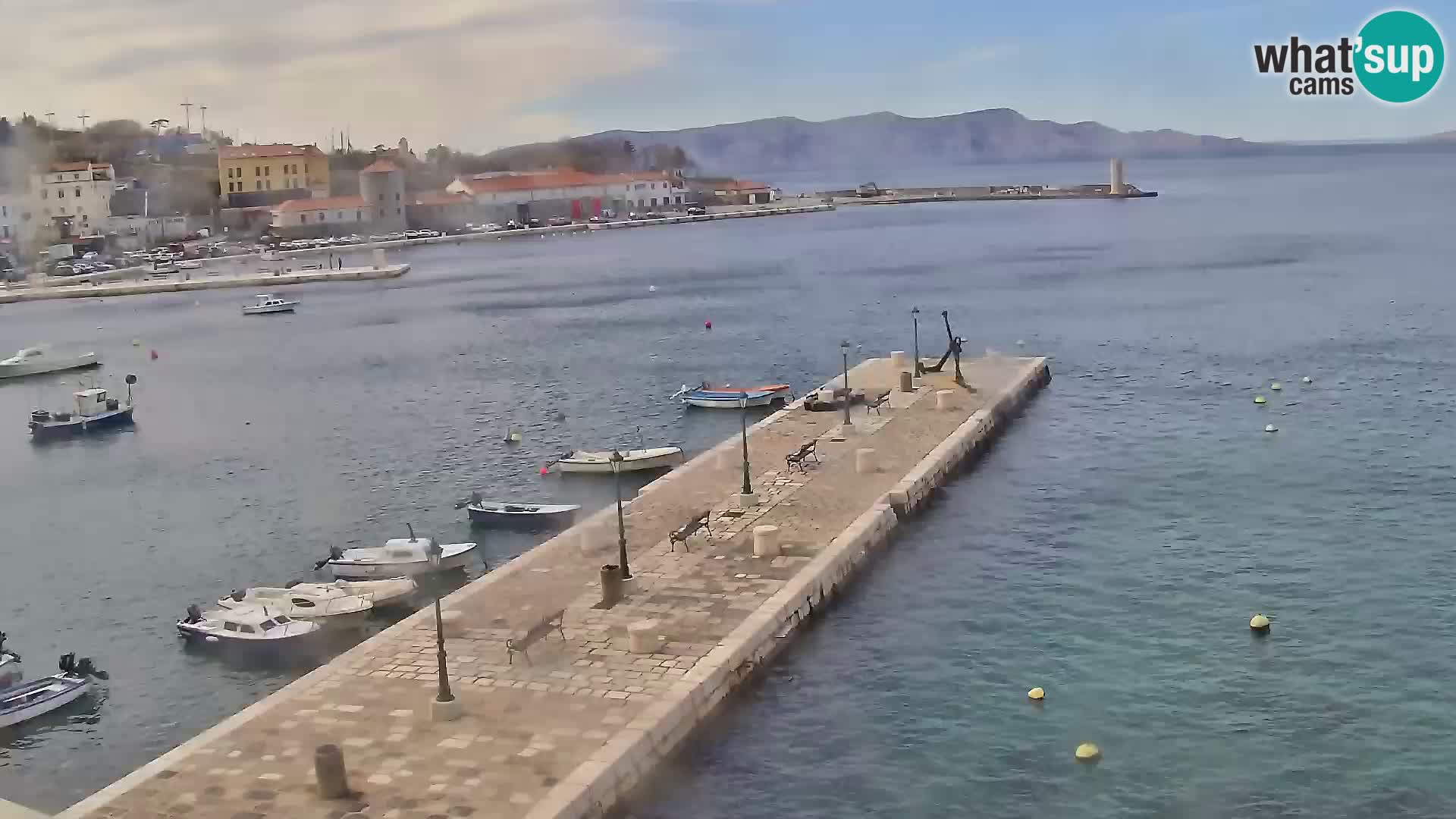 Webcam Segna – Panorama dell’lungomare di Senj