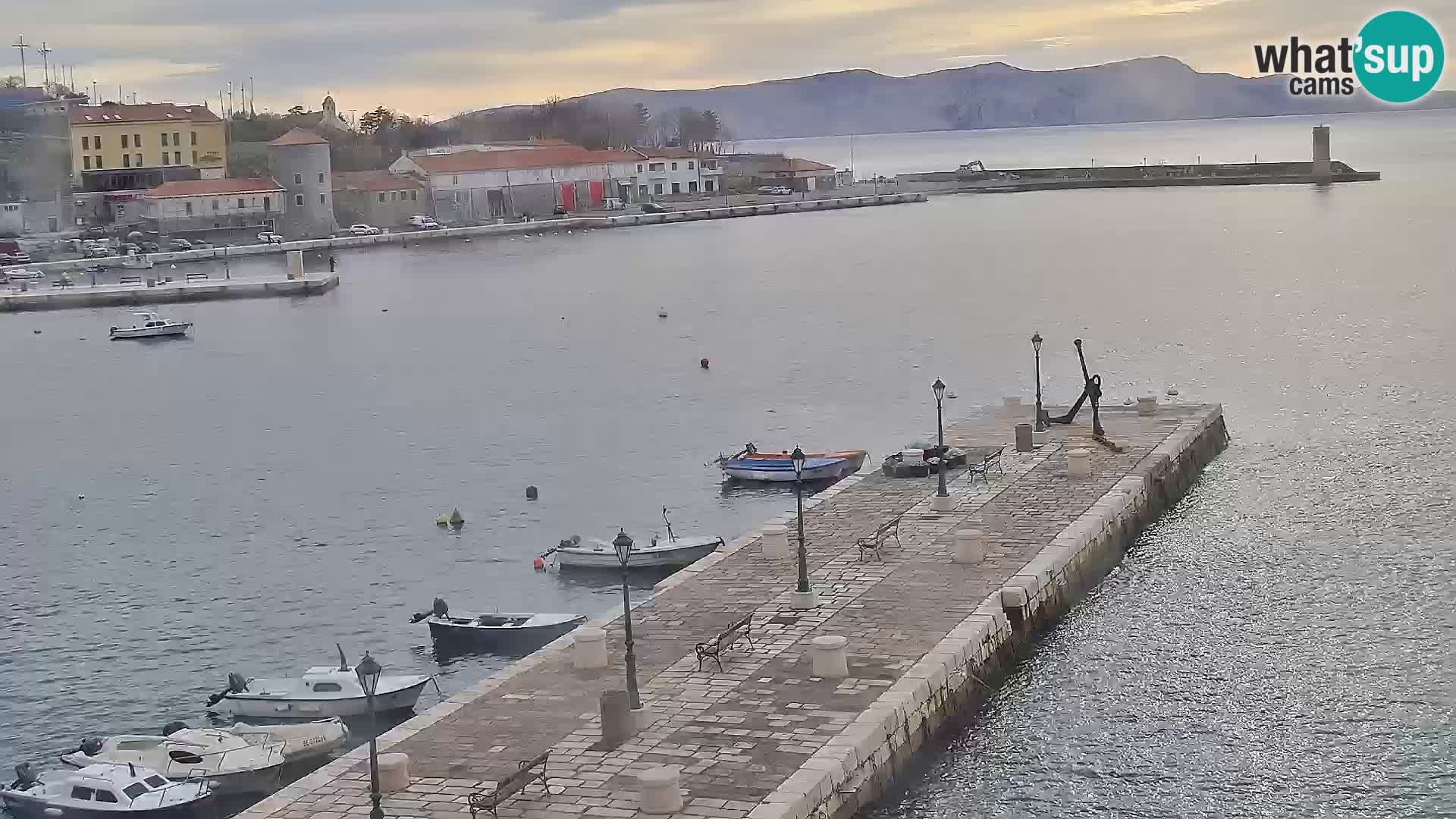 Senj Spletna kamera – pogled na obalo Senja