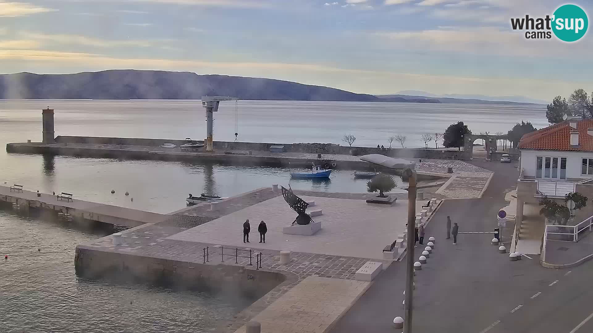 Webcam Segna – Panorama dell’lungomare di Senj