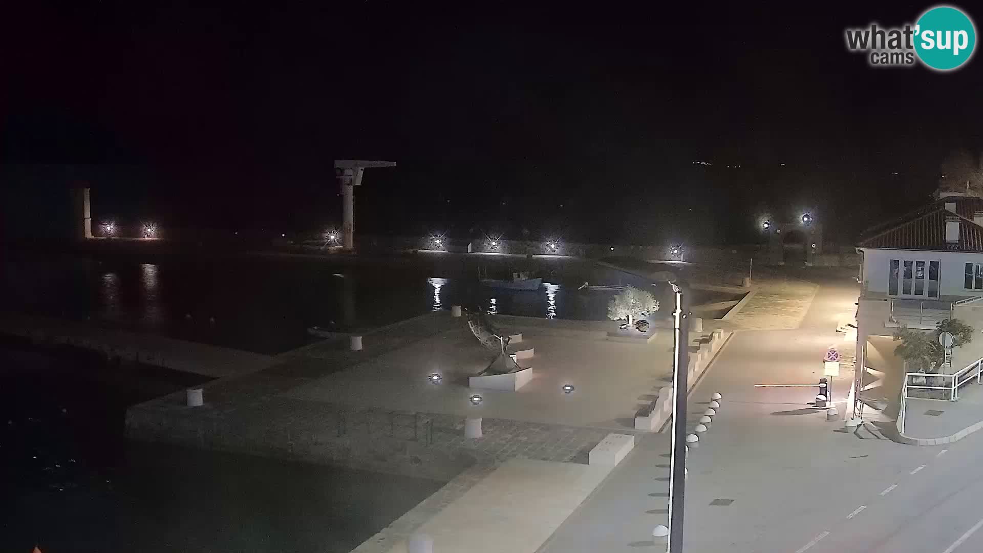 Senj Spletna kamera – pogled na obalo Senja