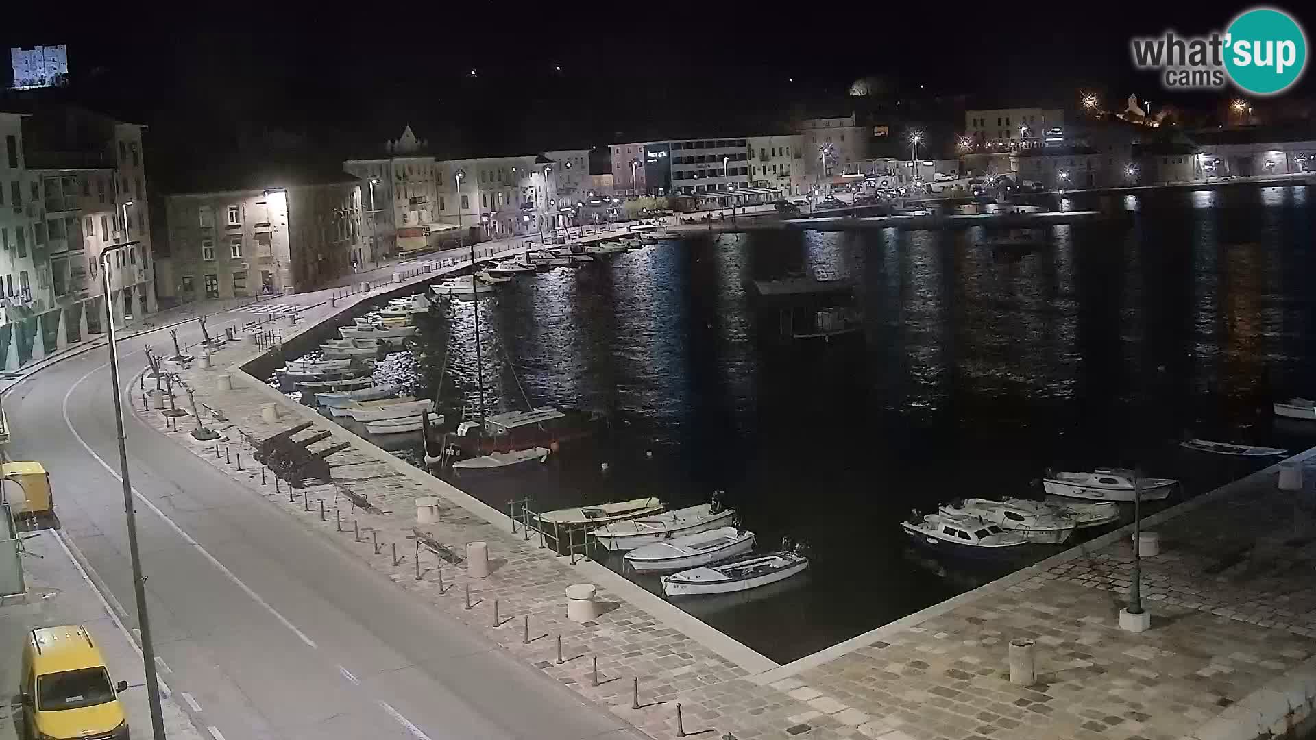 Senj camera en vivo – Vista panorámica de Senj riva