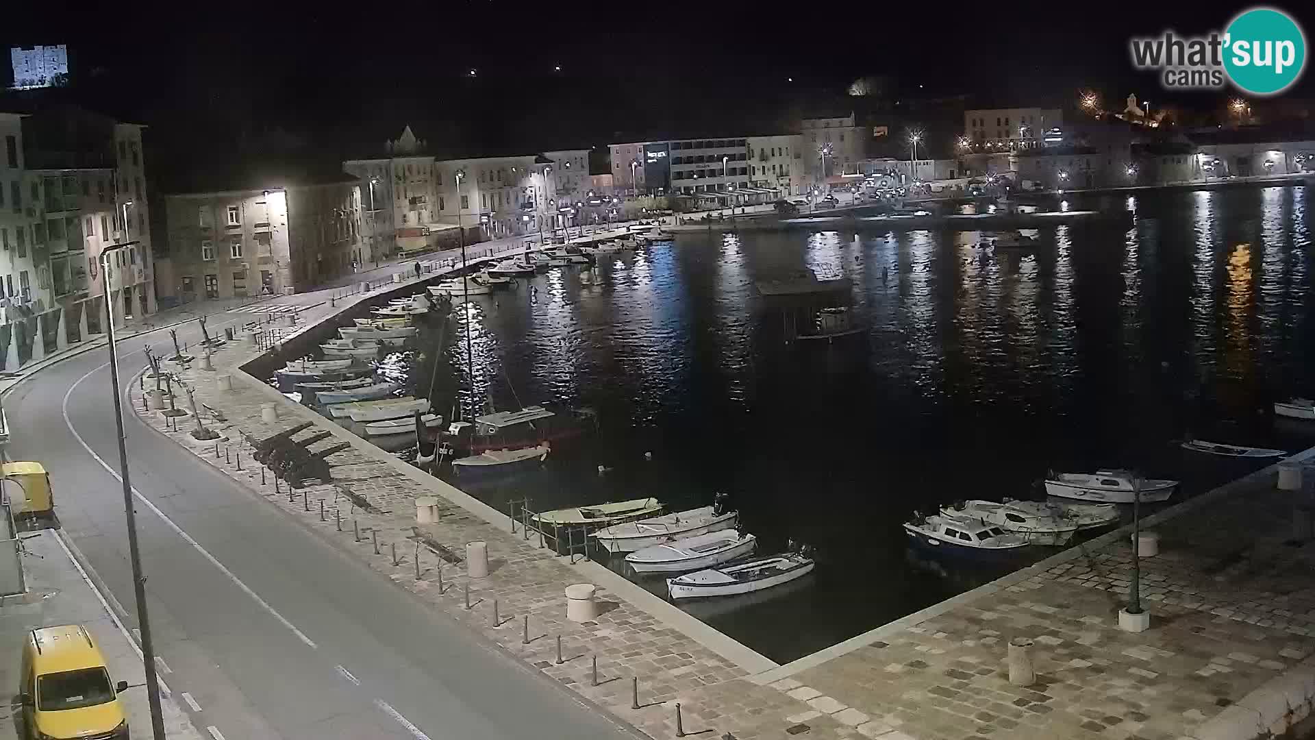 Senj camera en vivo – Vista panorámica de Senj riva