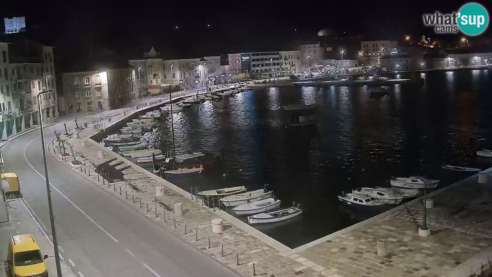 Senj Webcam – Panoramic view of Senj riva