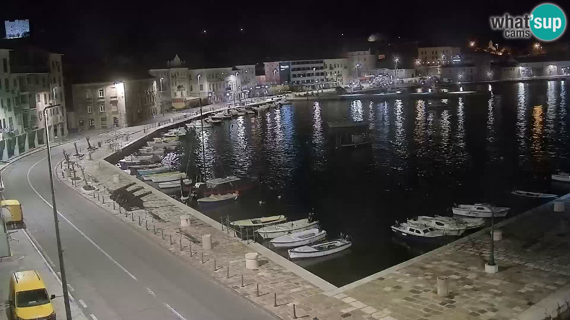 Senj Webcam – Panoramic view of Senj riva