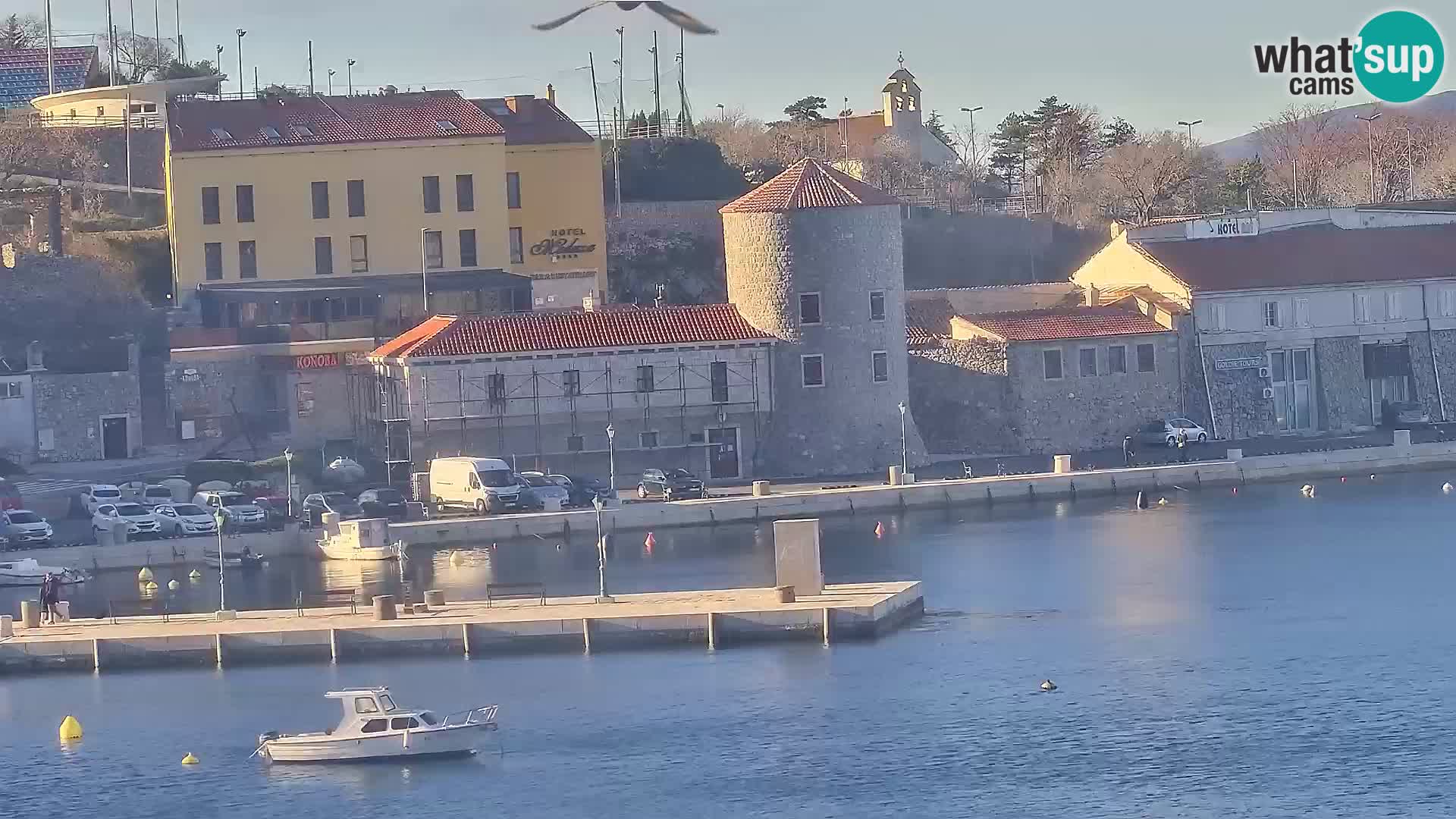 Webcam Segna – Panorama dell’lungomare di Senj