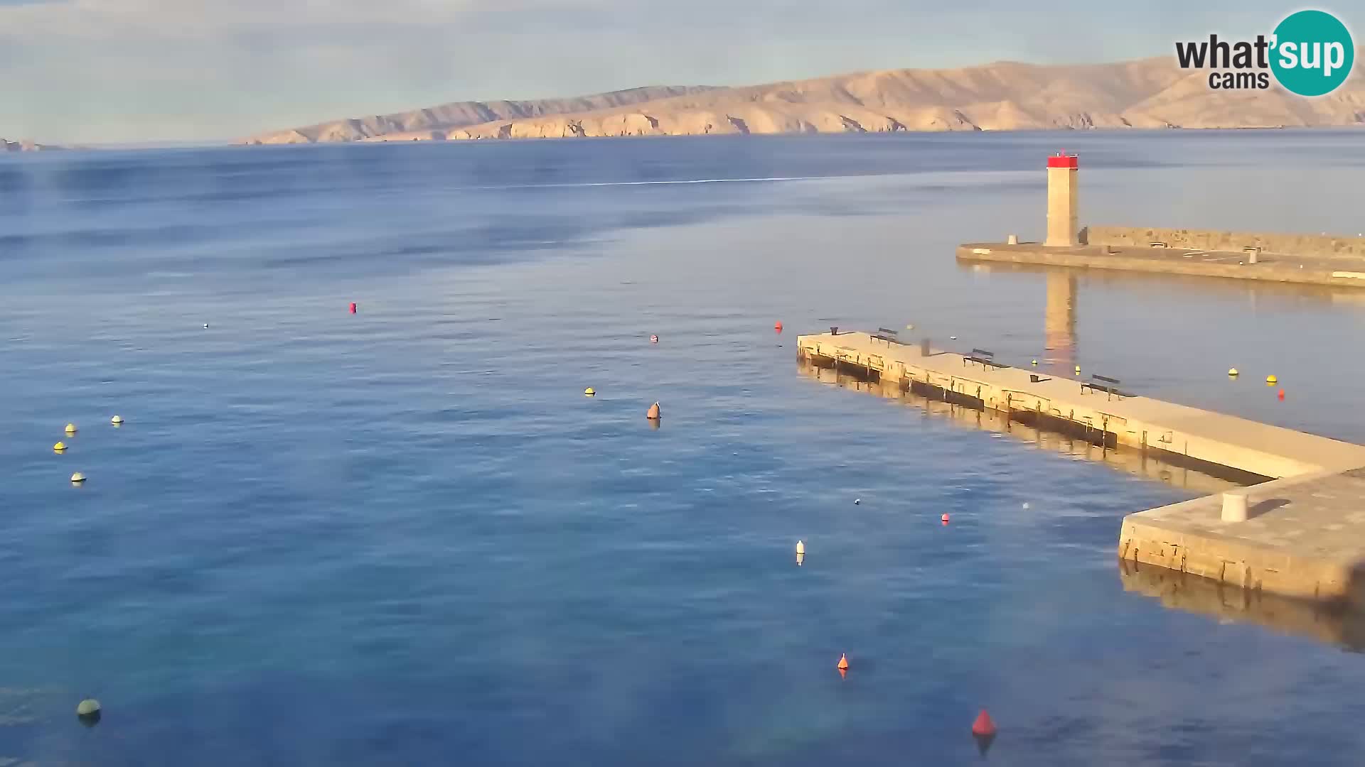 Senj camera en vivo – Vista panorámica de Senj riva