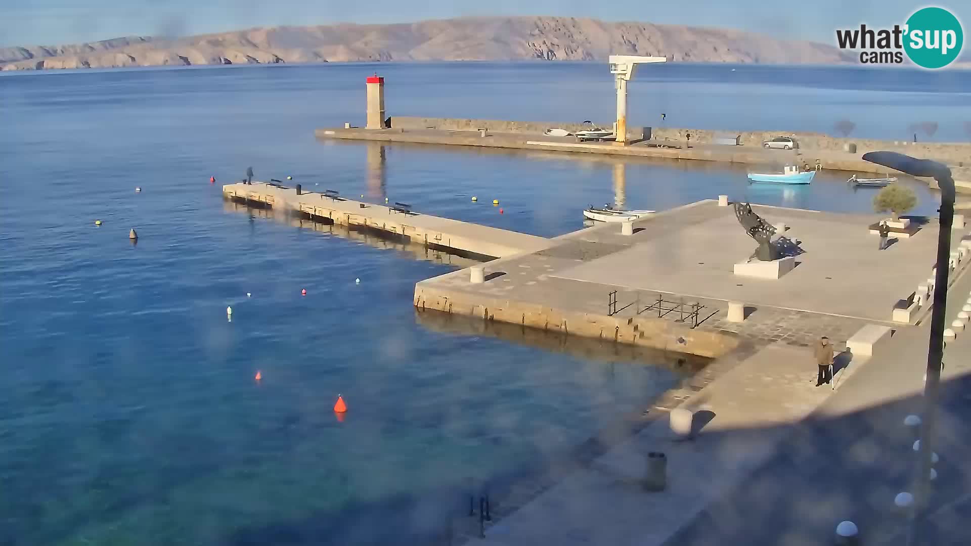 Kamera u živo Senj – Panoramski pogled na senjsku rivu