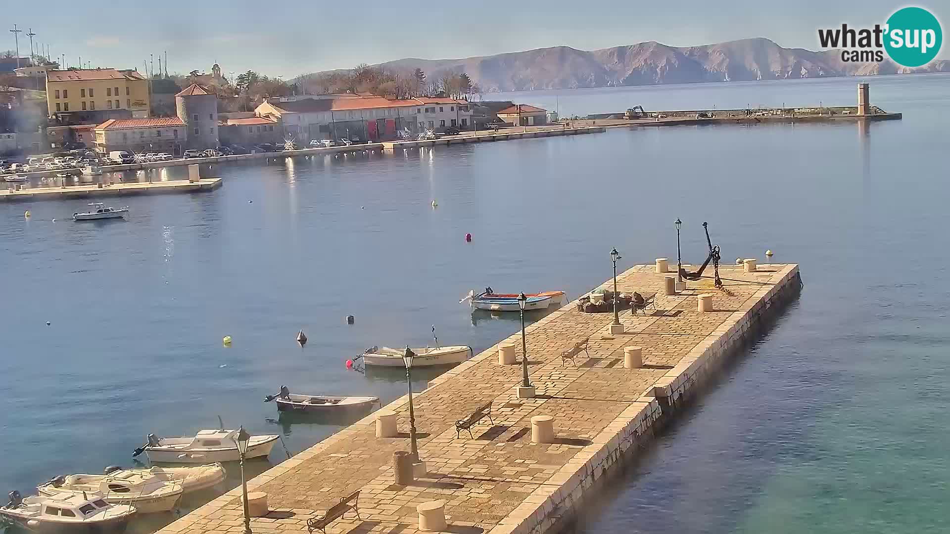 Senj Webcam – Panoramic view of Senj riva