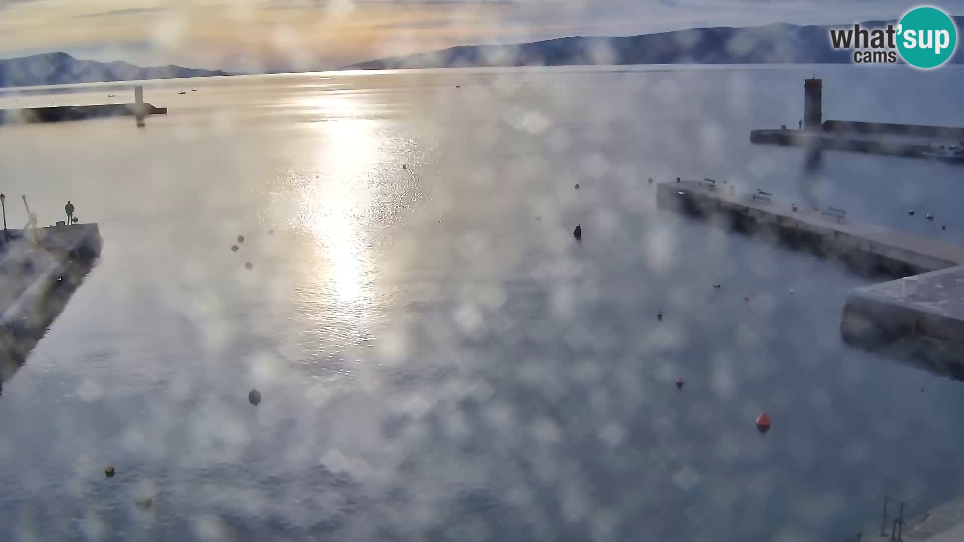 Senj Spletna kamera – pogled na obalo Senja