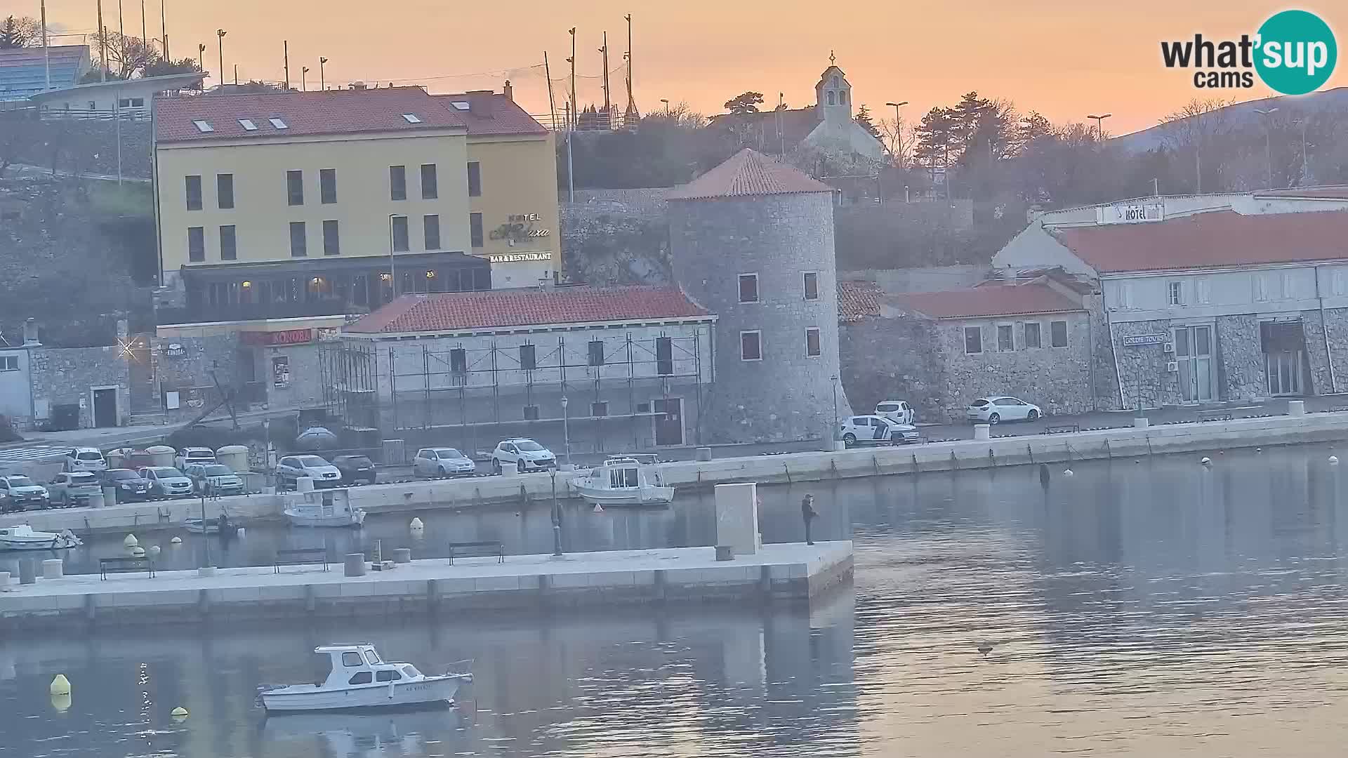 Senj Webcam – Panoramic view of Senj riva