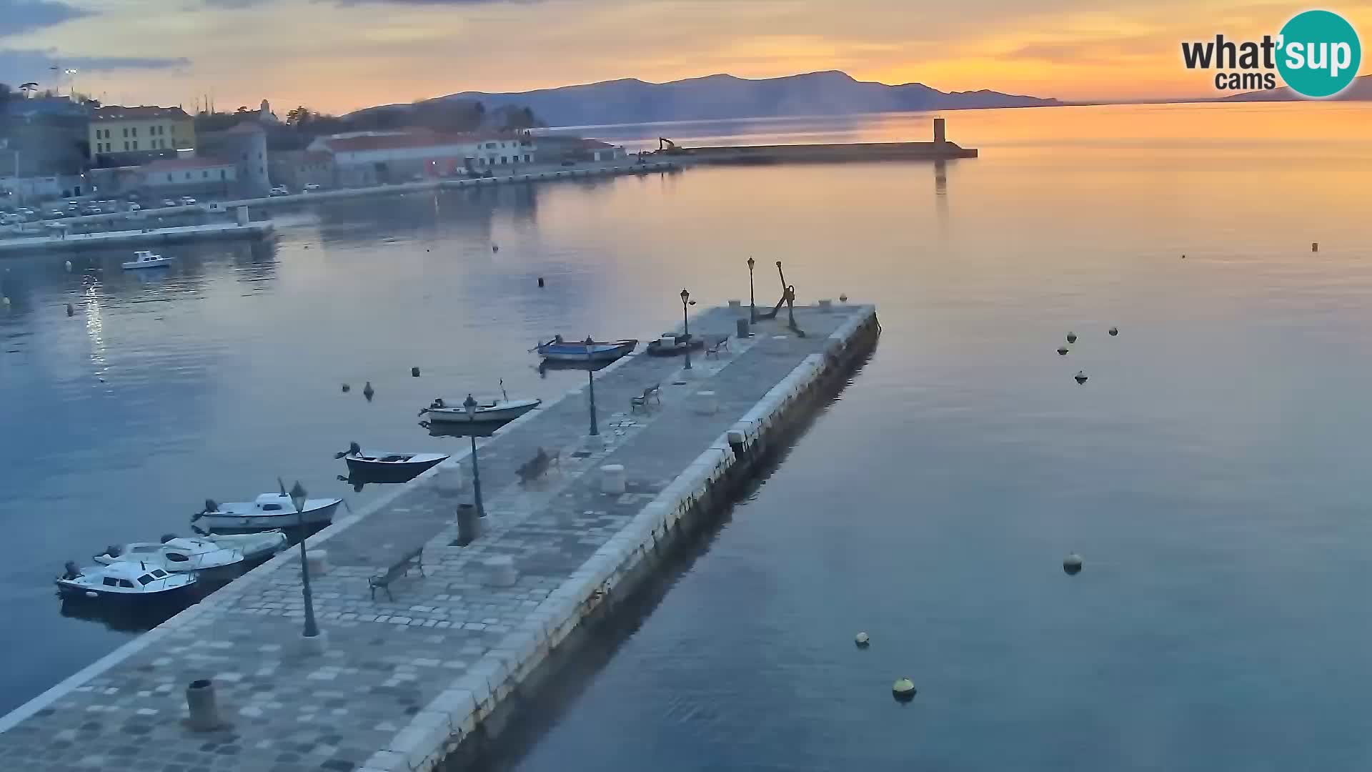 Senj Webcam – Panoramic view of Senj riva