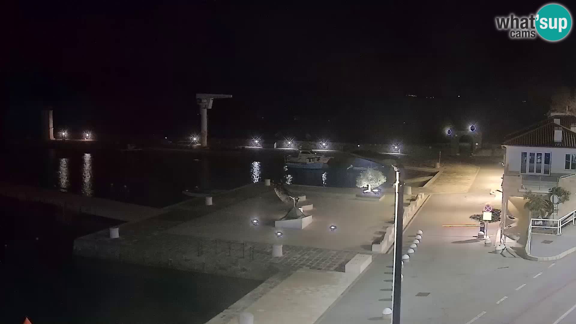 Webcam Segna – Panorama dell’lungomare di Senj