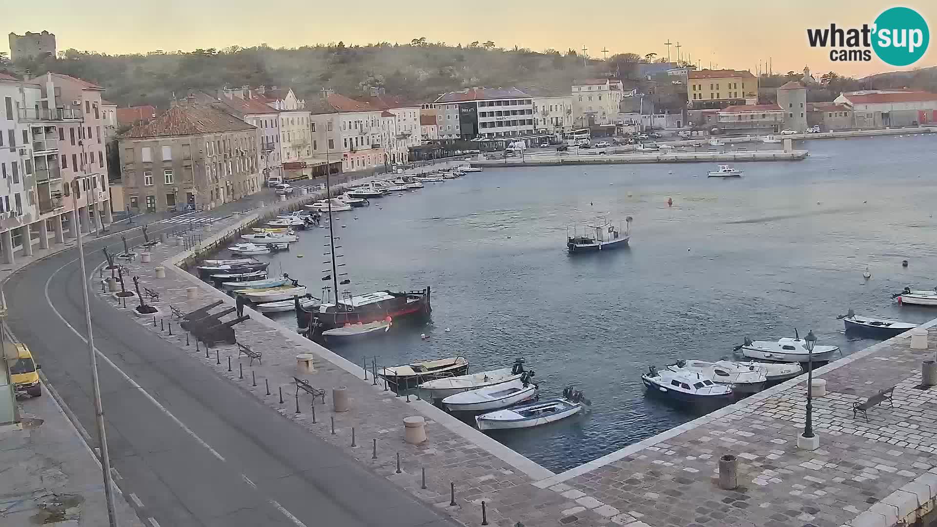Senj Webcam – Panoramic view of Senj riva