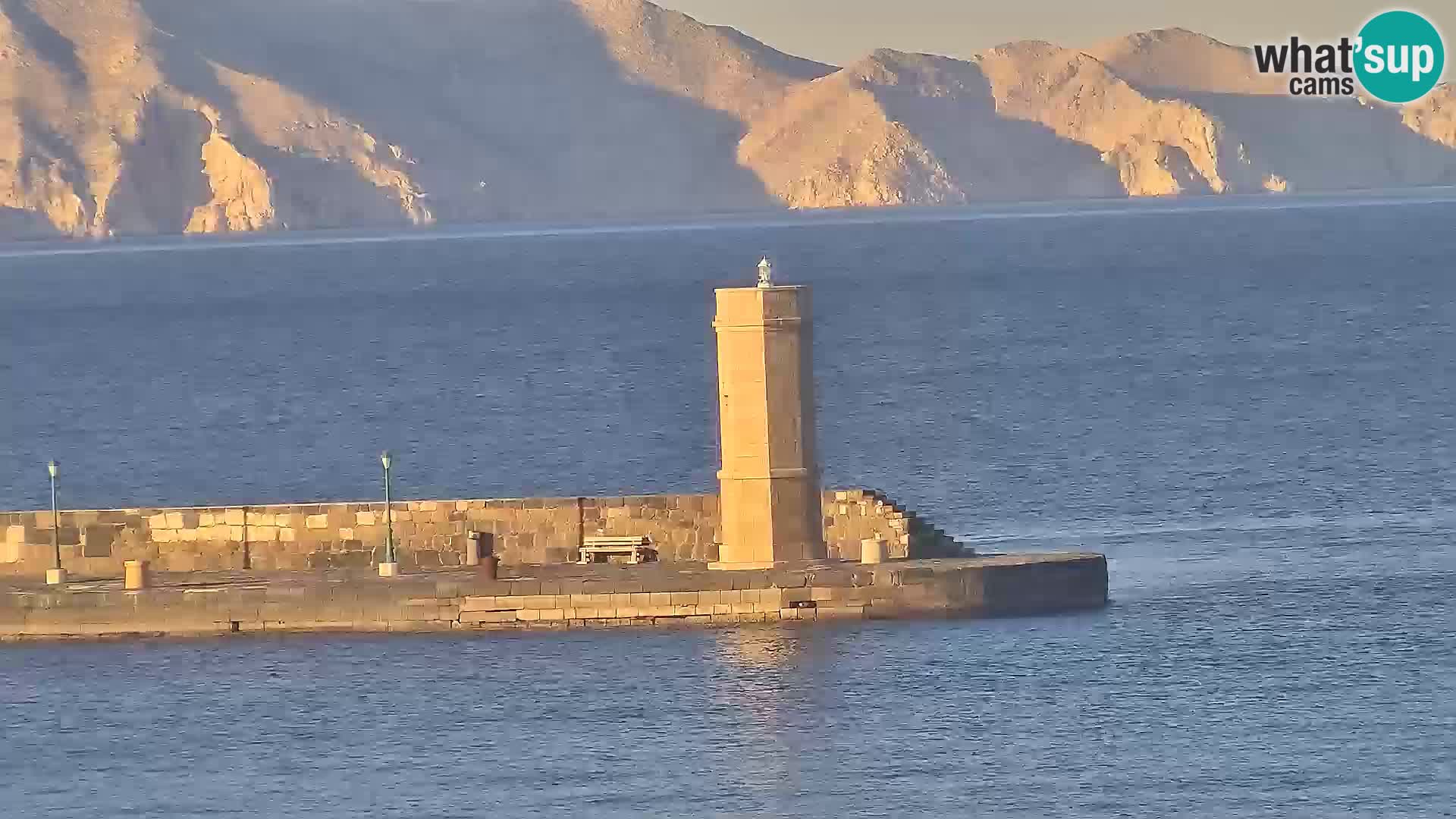 Senj Spletna kamera – pogled na obalo Senja