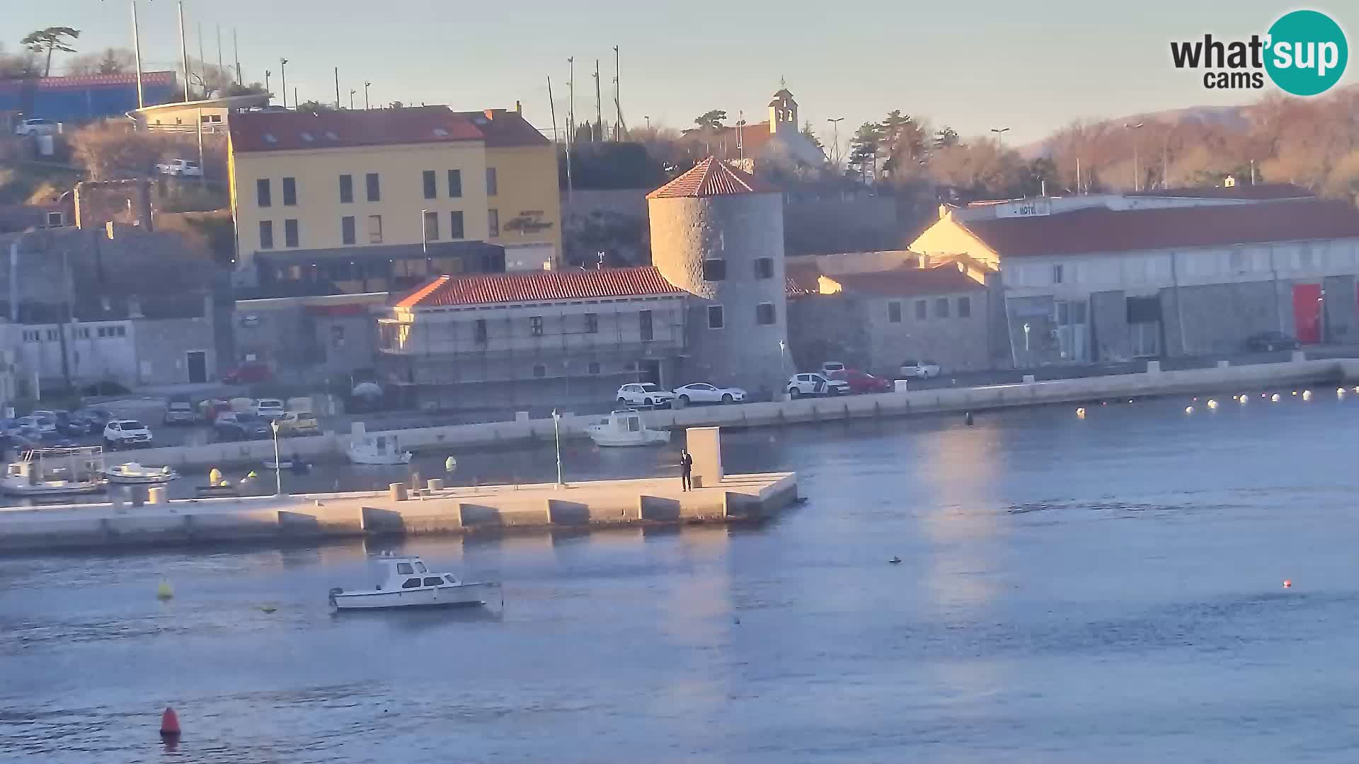 Senj Spletna kamera – pogled na obalo Senja