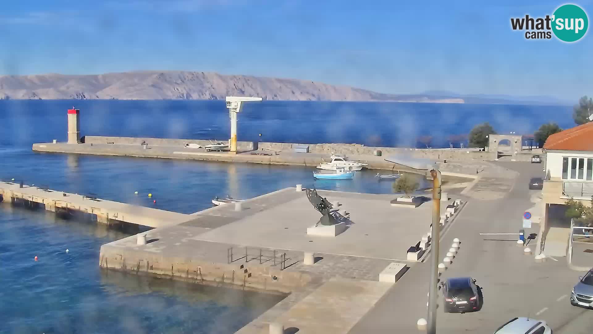 Kamera u živo Senj – Panoramski pogled na senjsku rivu