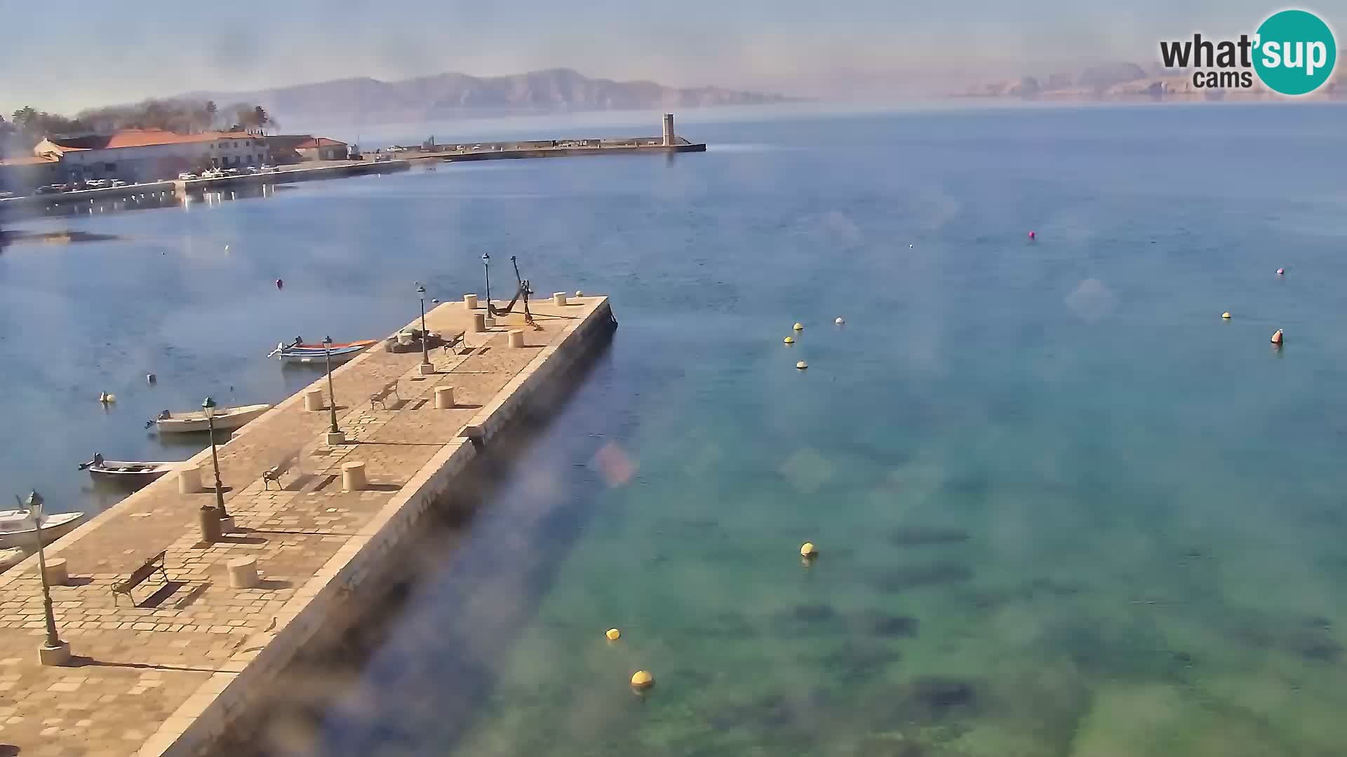 Senj Spletna kamera – pogled na obalo Senja