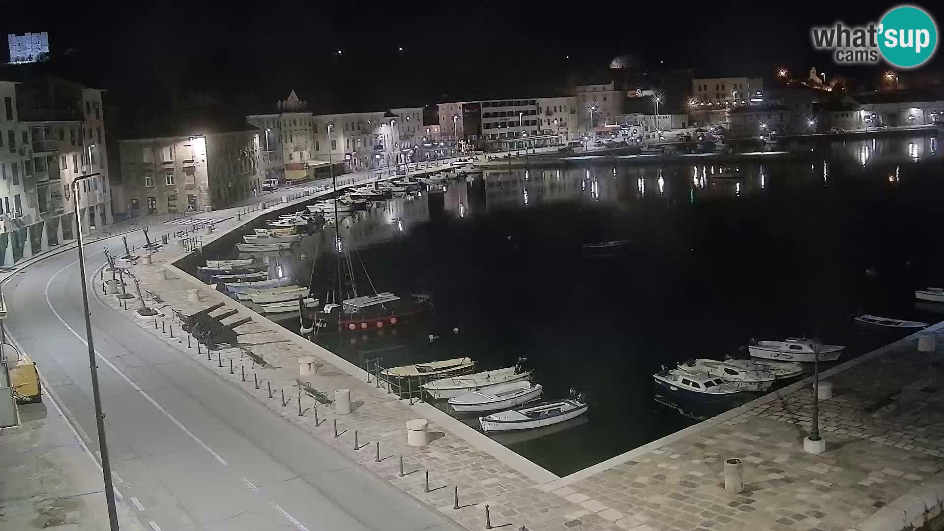 Senj camera en vivo – Vista panorámica de Senj riva