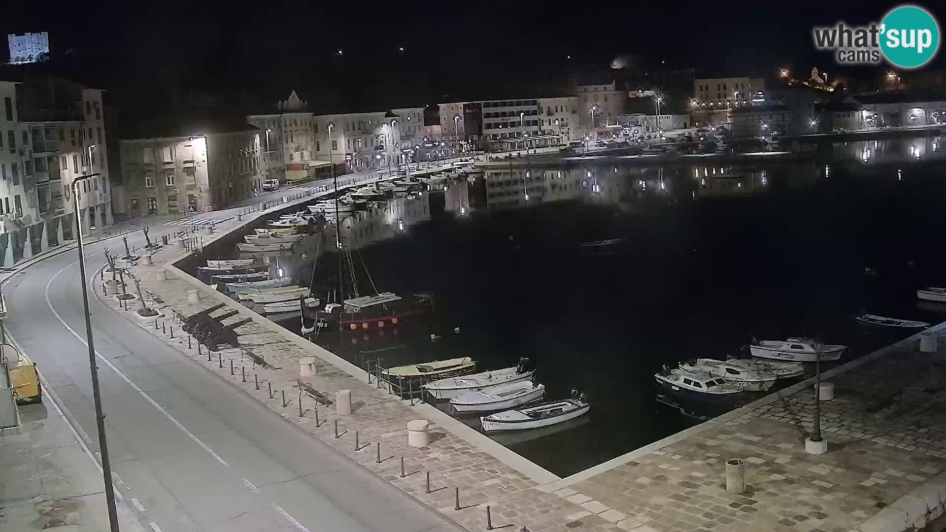 Senj camera en vivo – Vista panorámica de Senj riva