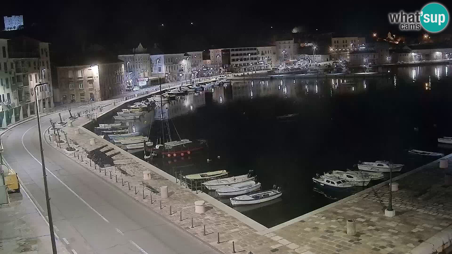 Senj Webcam – Panoramic view of Senj riva