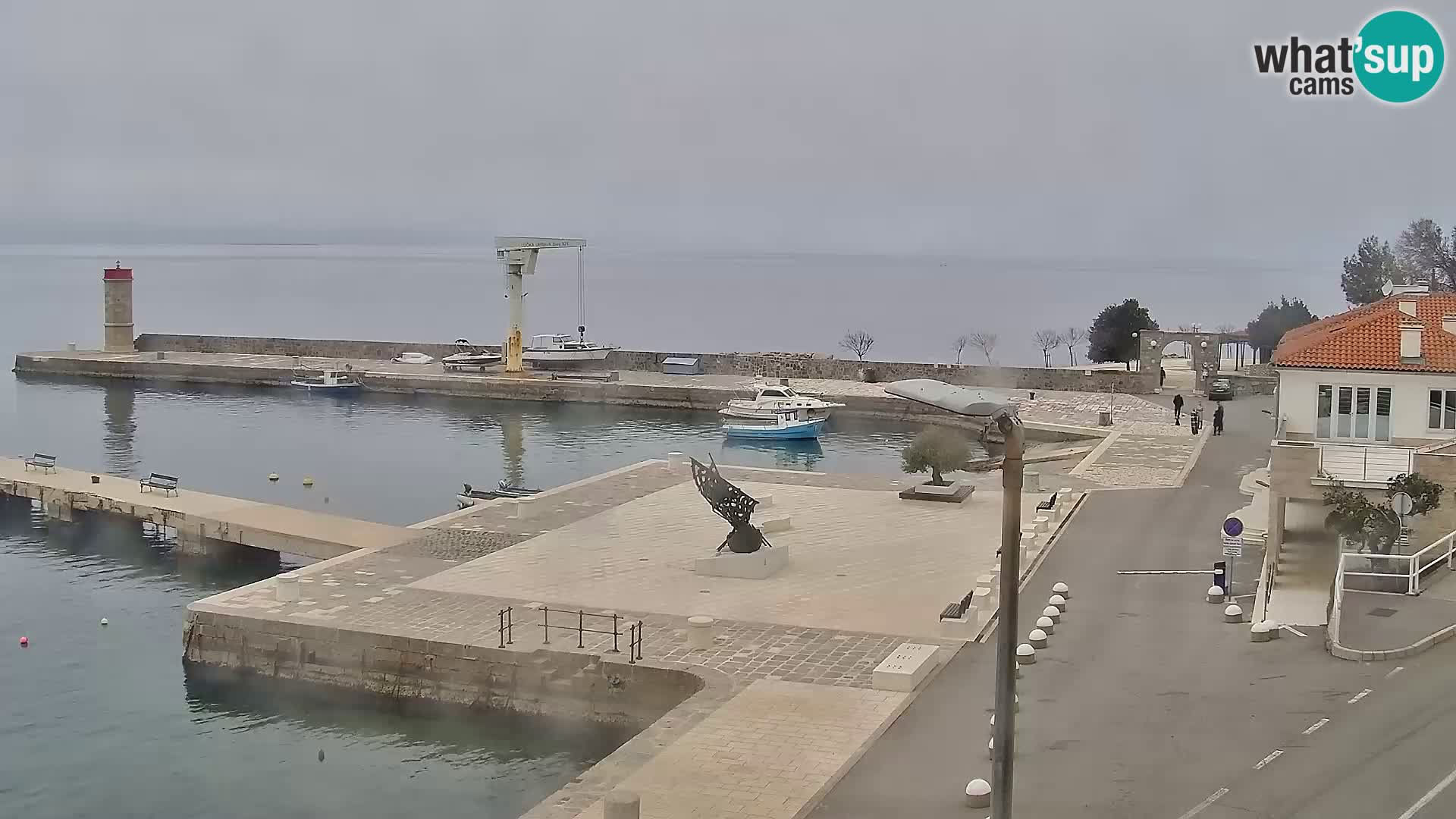 Senj Spletna kamera – pogled na obalo Senja