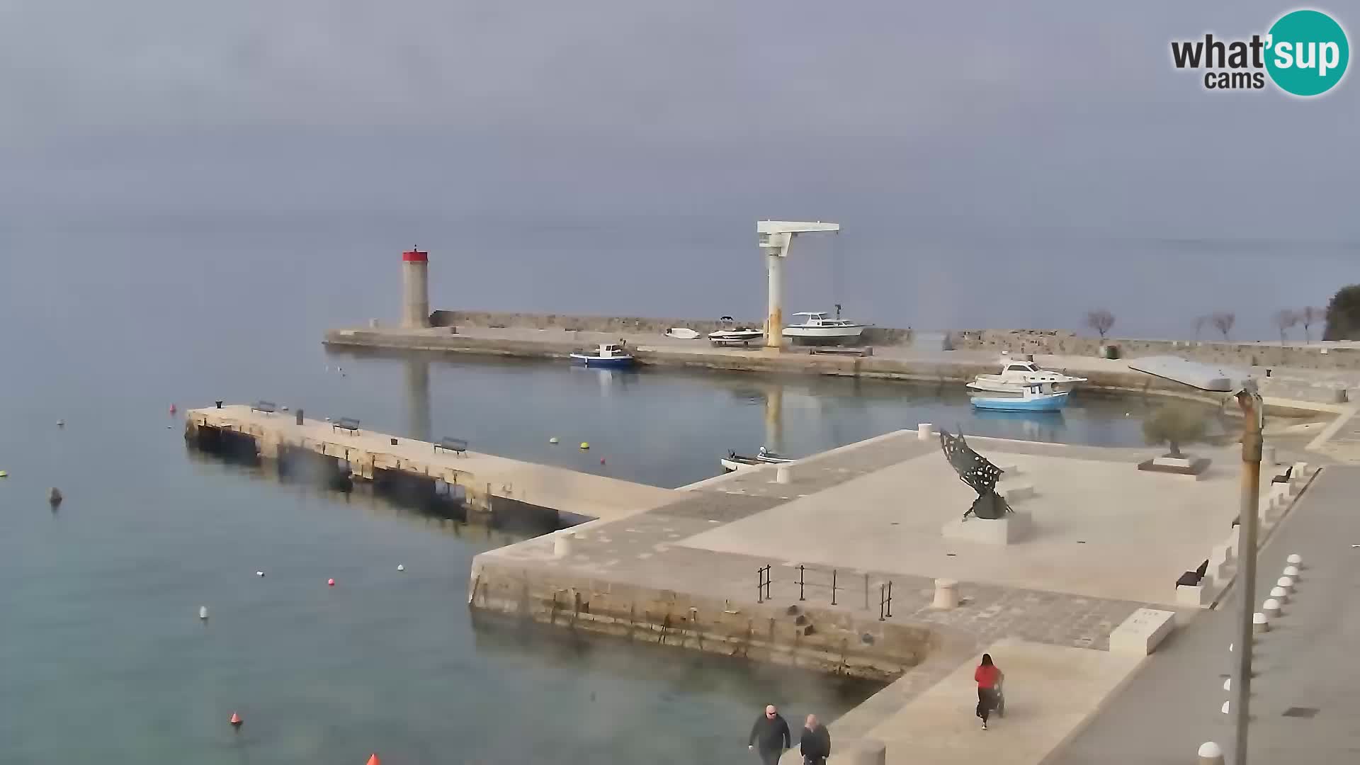 Kamera u živo Senj – Panoramski pogled na senjsku rivu