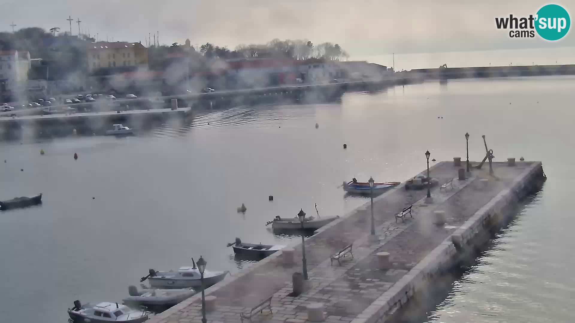 Senj Webcam – Panoramic view of Senj riva