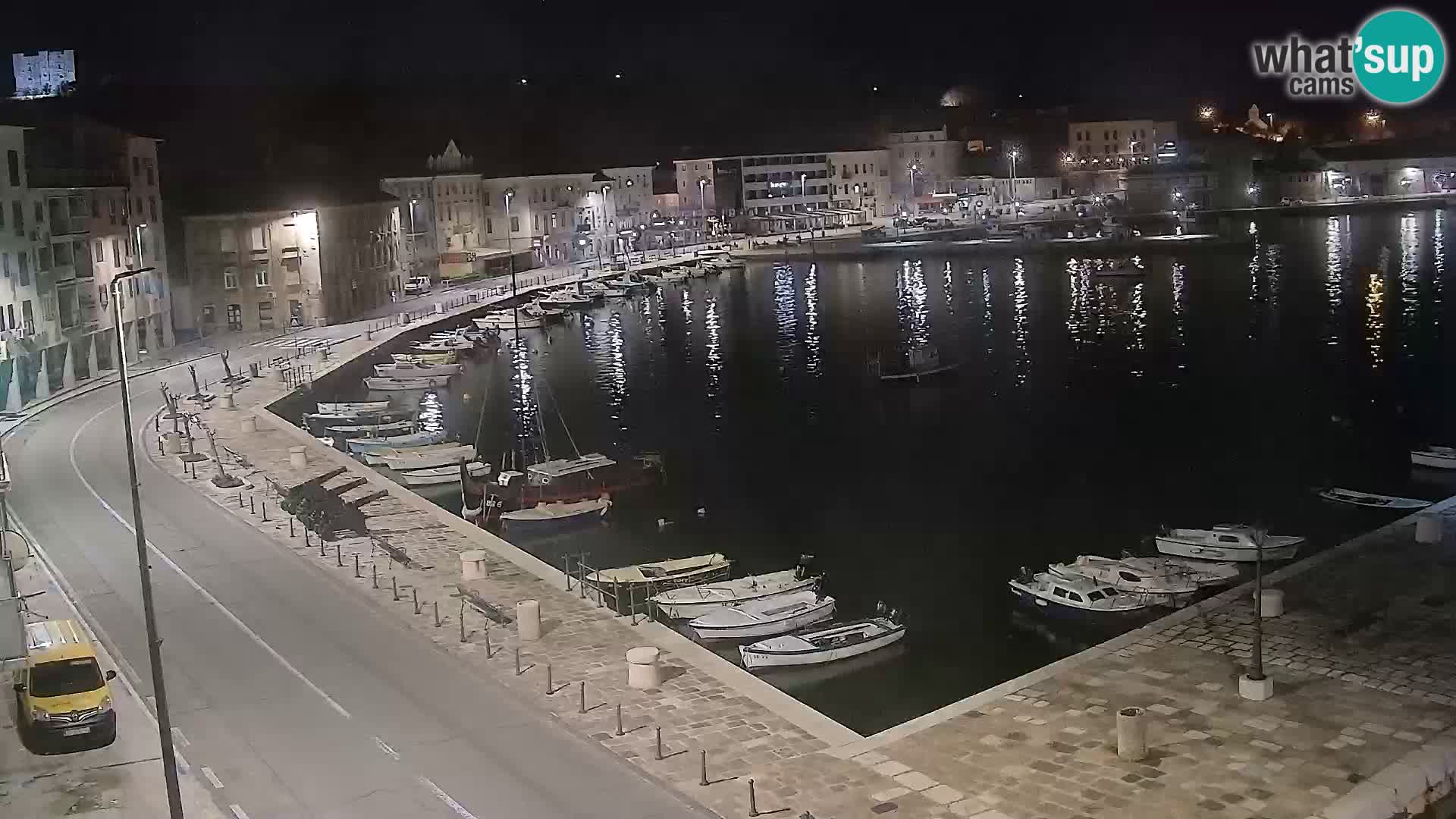 Senj camera en vivo – Vista panorámica de Senj riva
