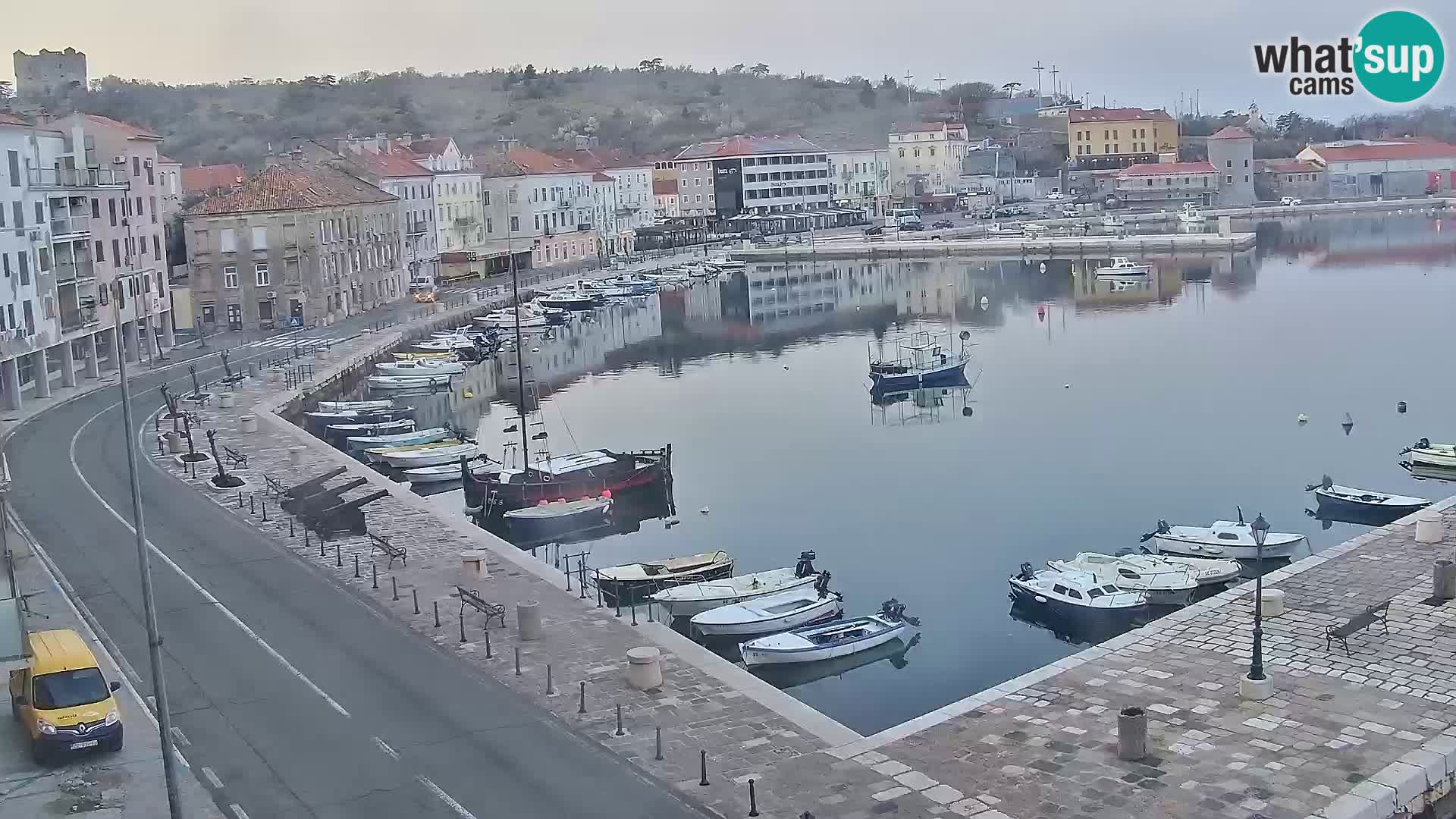 Senj Webcam – Panoramic view of Senj riva