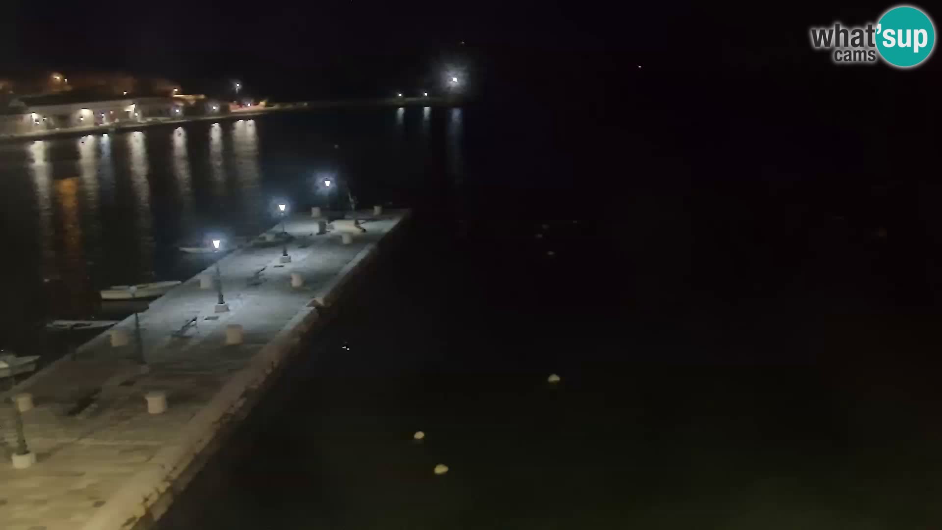 Kamera u živo Senj – Panoramski pogled na senjsku rivu