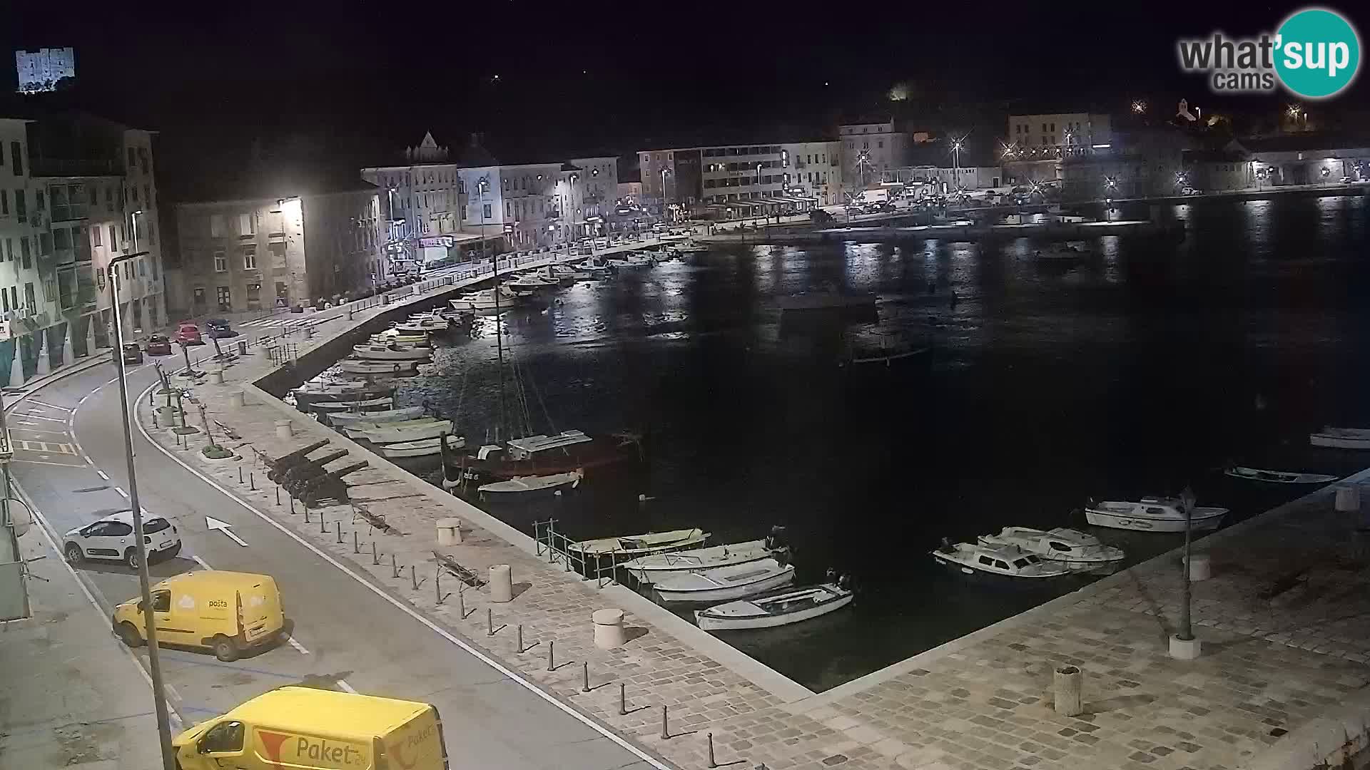 Senj Webcam – Panoramic view of Senj riva
