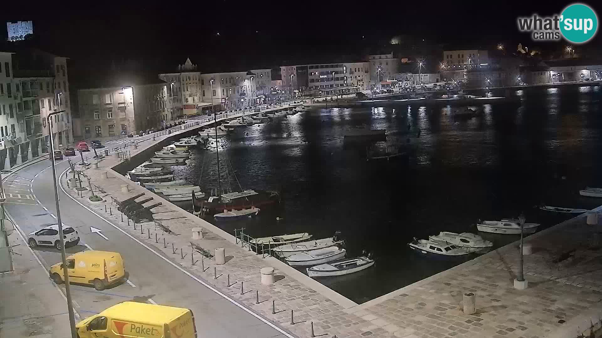 Webcam Segna – Panorama dell’lungomare di Senj