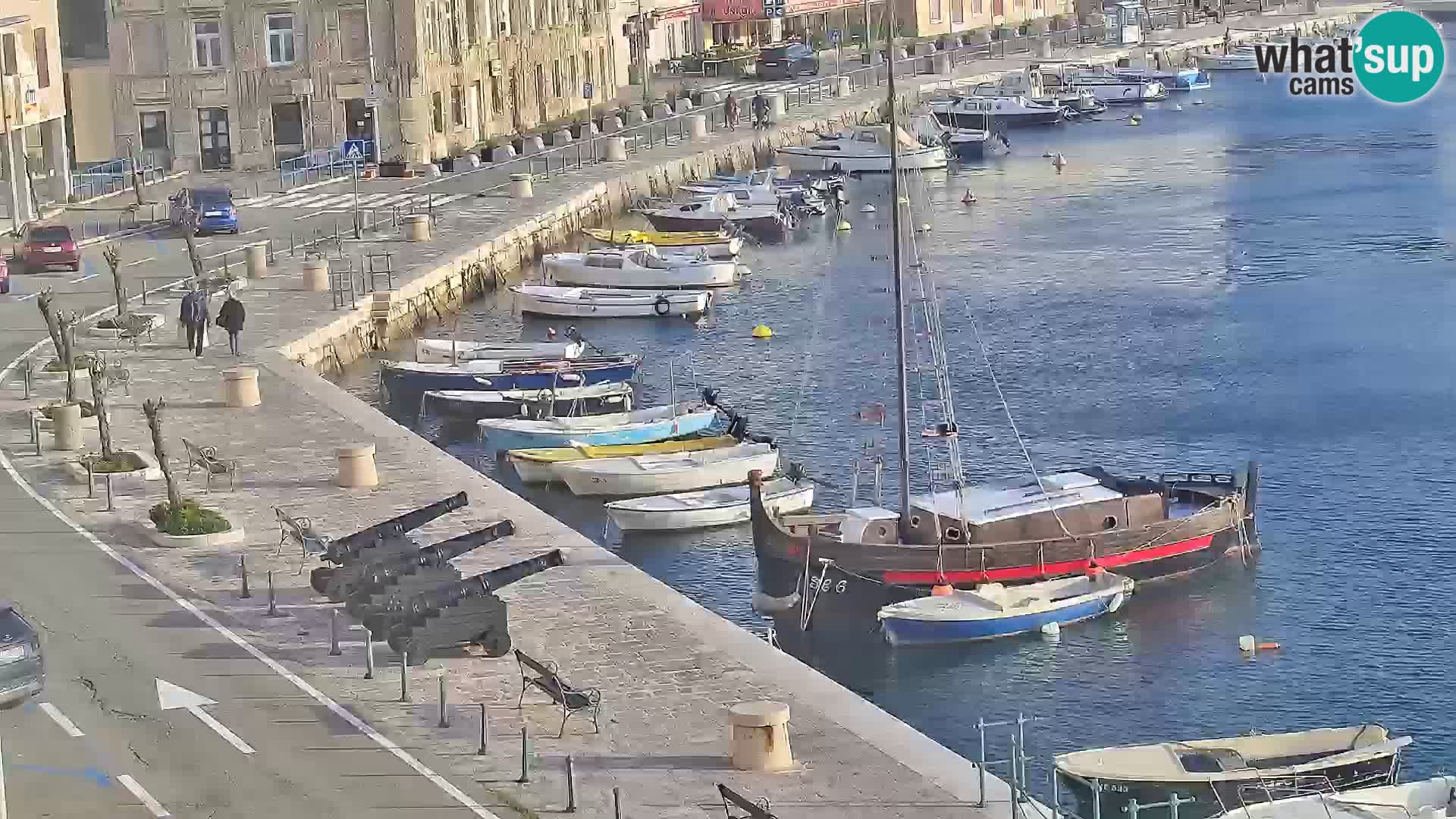 Senj camera en vivo – Vista panorámica de Senj riva