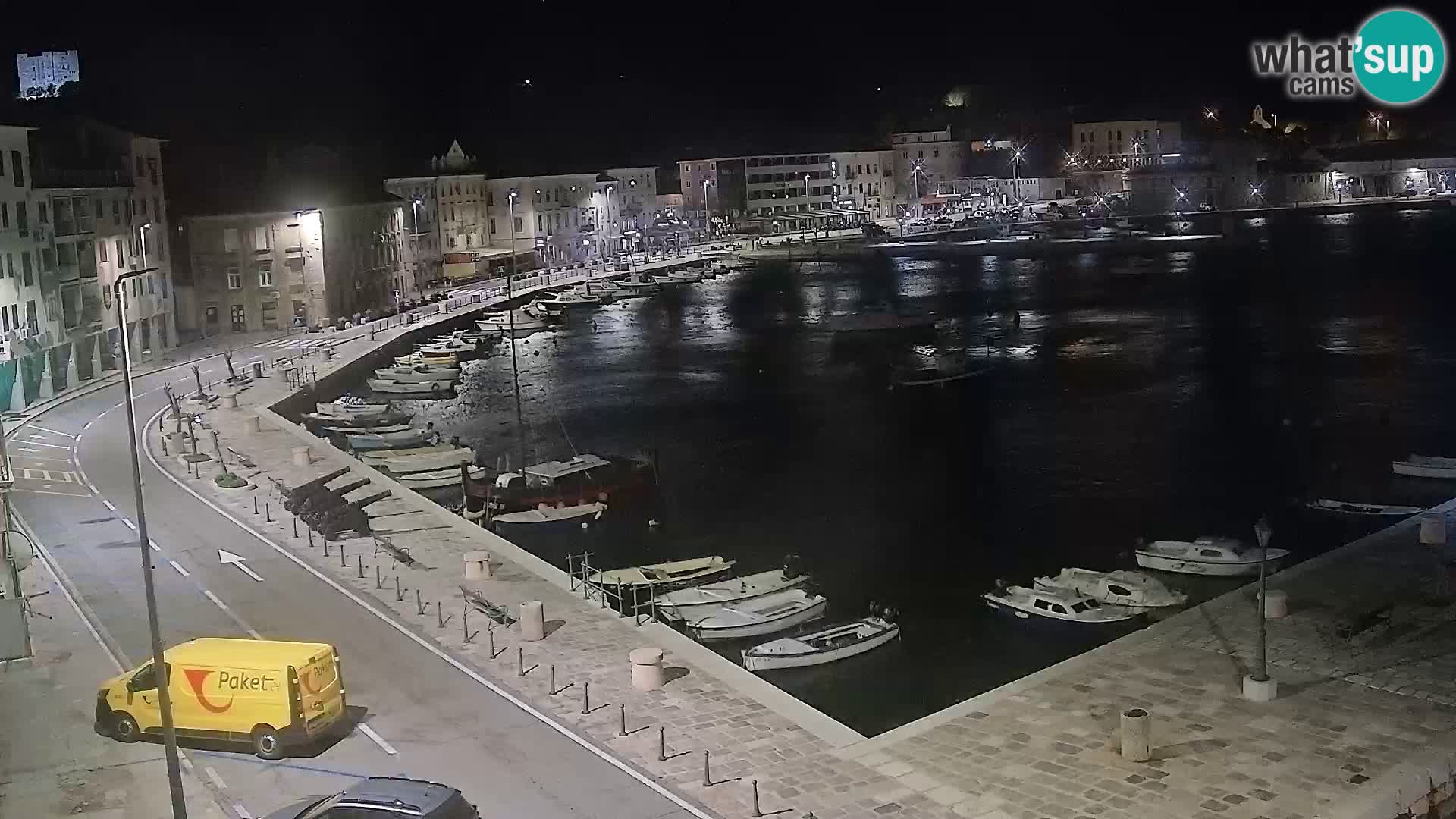 Senj Spletna kamera – pogled na obalo Senja