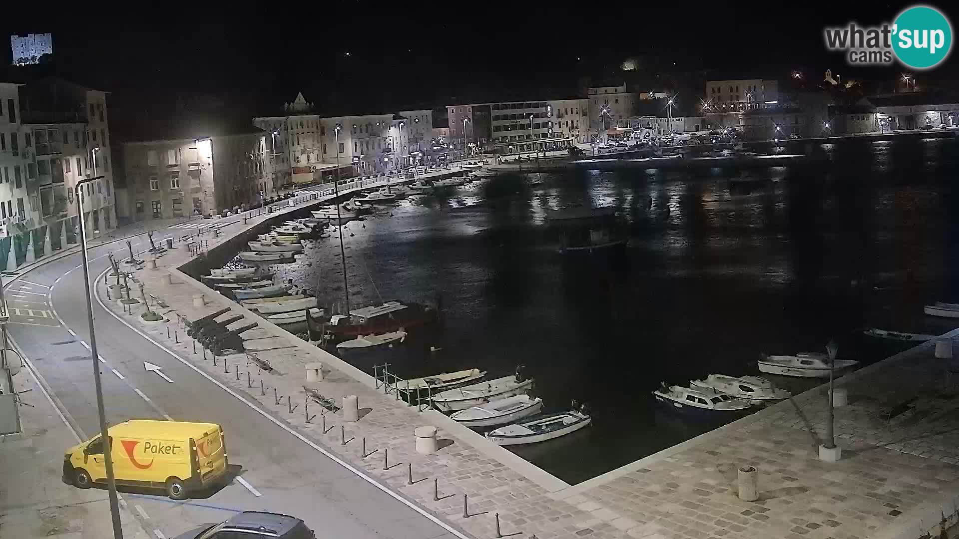 Senj camera en vivo – Vista panorámica de Senj riva