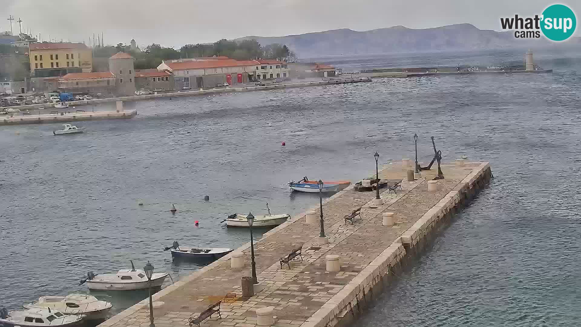 Senj Webcam – Panoramic view of Senj riva