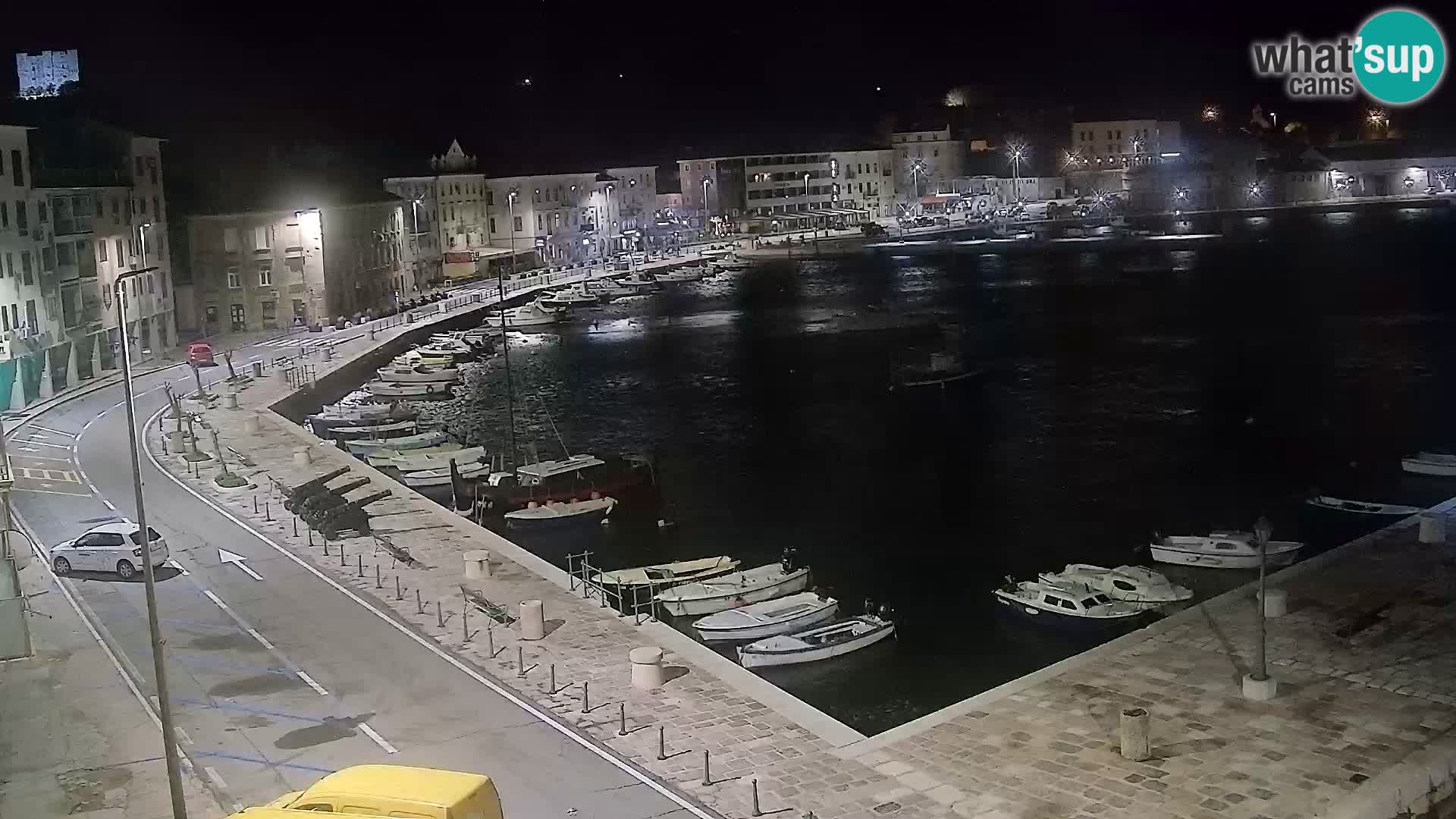 Senj Webcam – Panoramic view of Senj riva