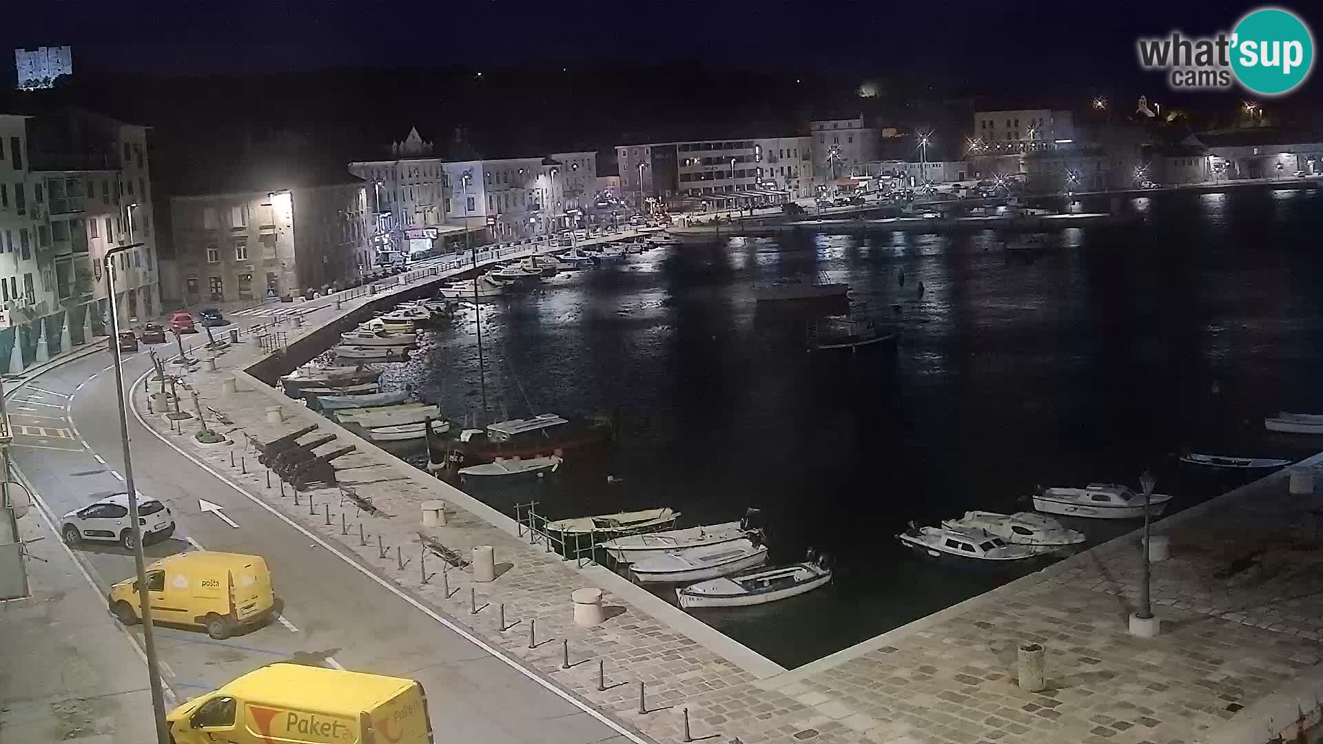 Senj Webcam – Panoramic view of Senj riva