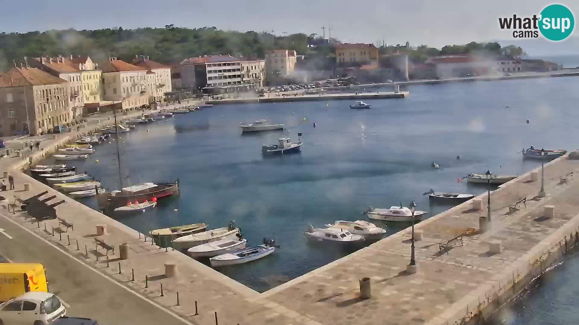 Senj camera en vivo – Vista panorámica de Senj riva