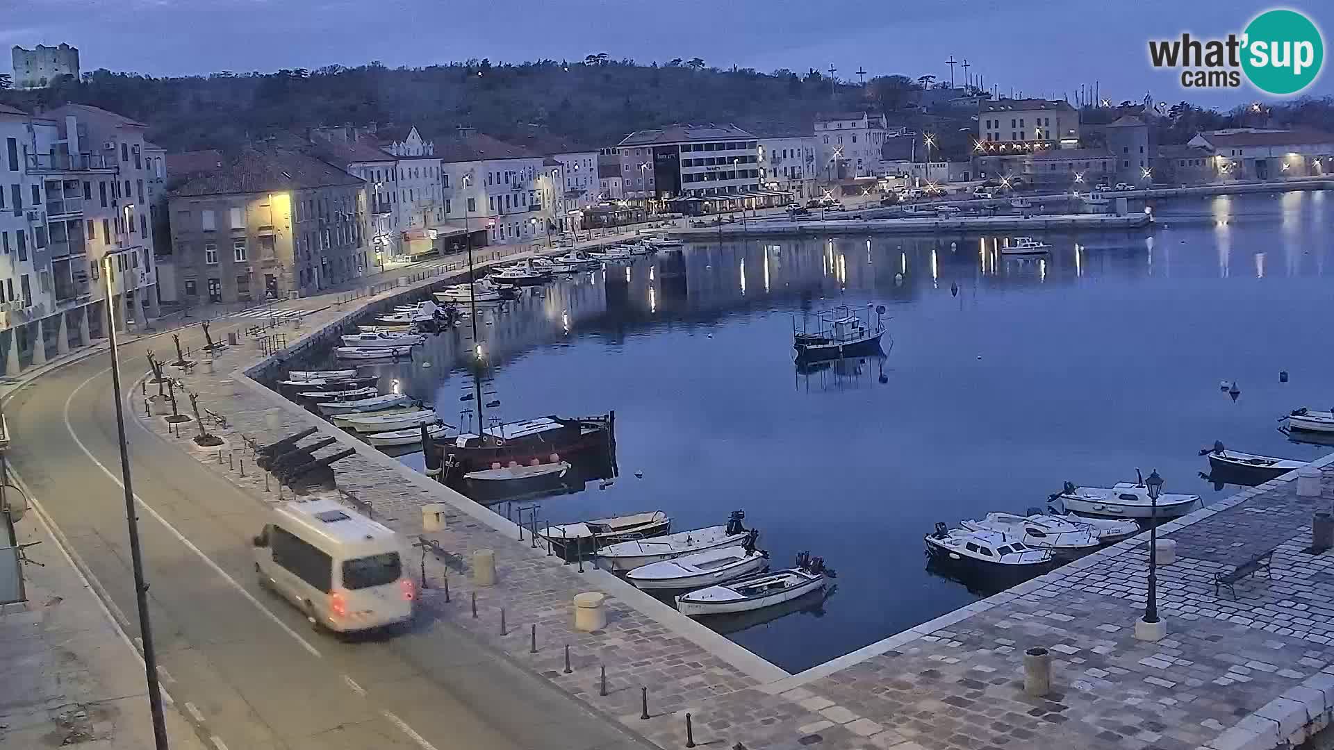 Senj camera en vivo – Vista panorámica de Senj riva